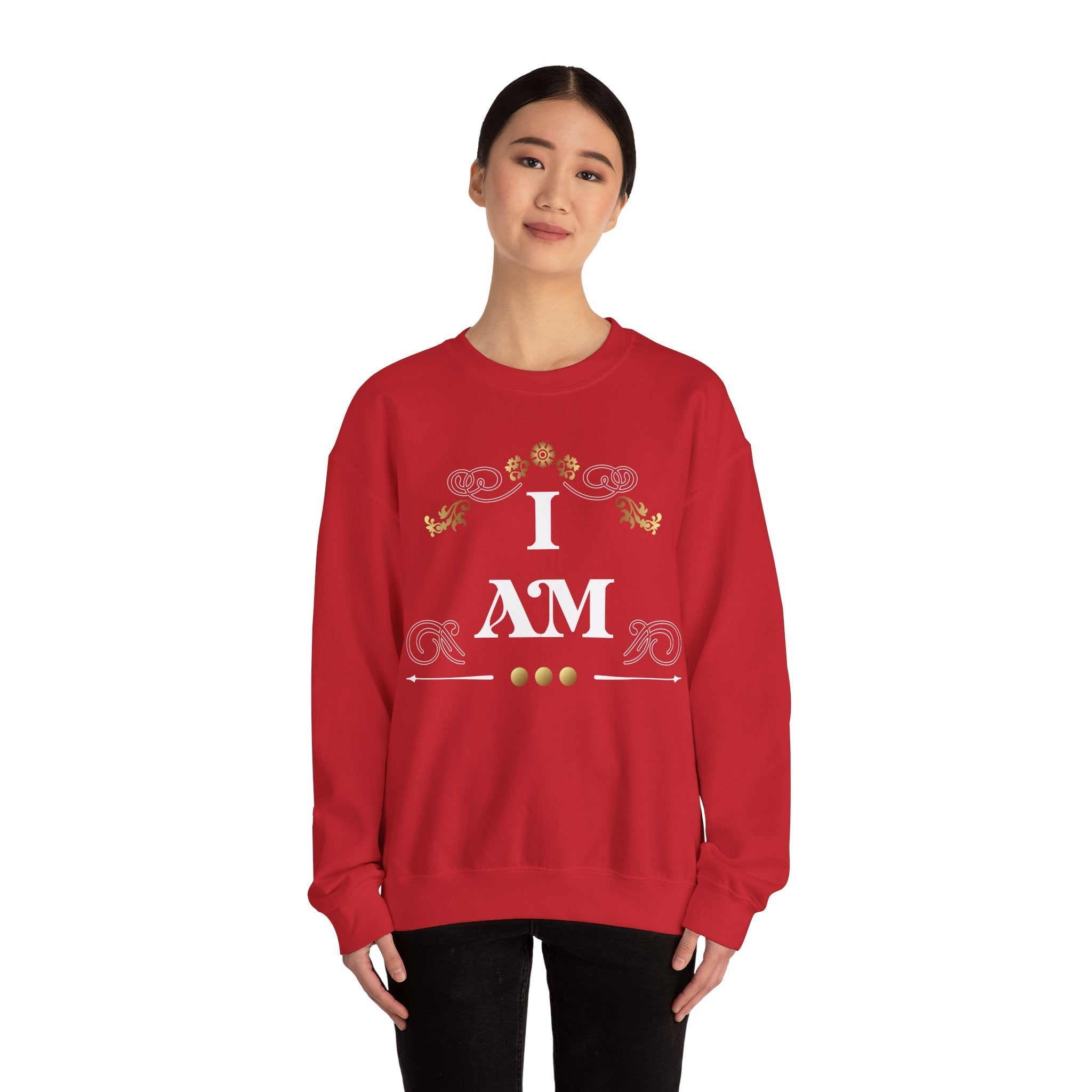 I AM Unisex Heavy Blend™ Crewneck Sweatshirt - TBM