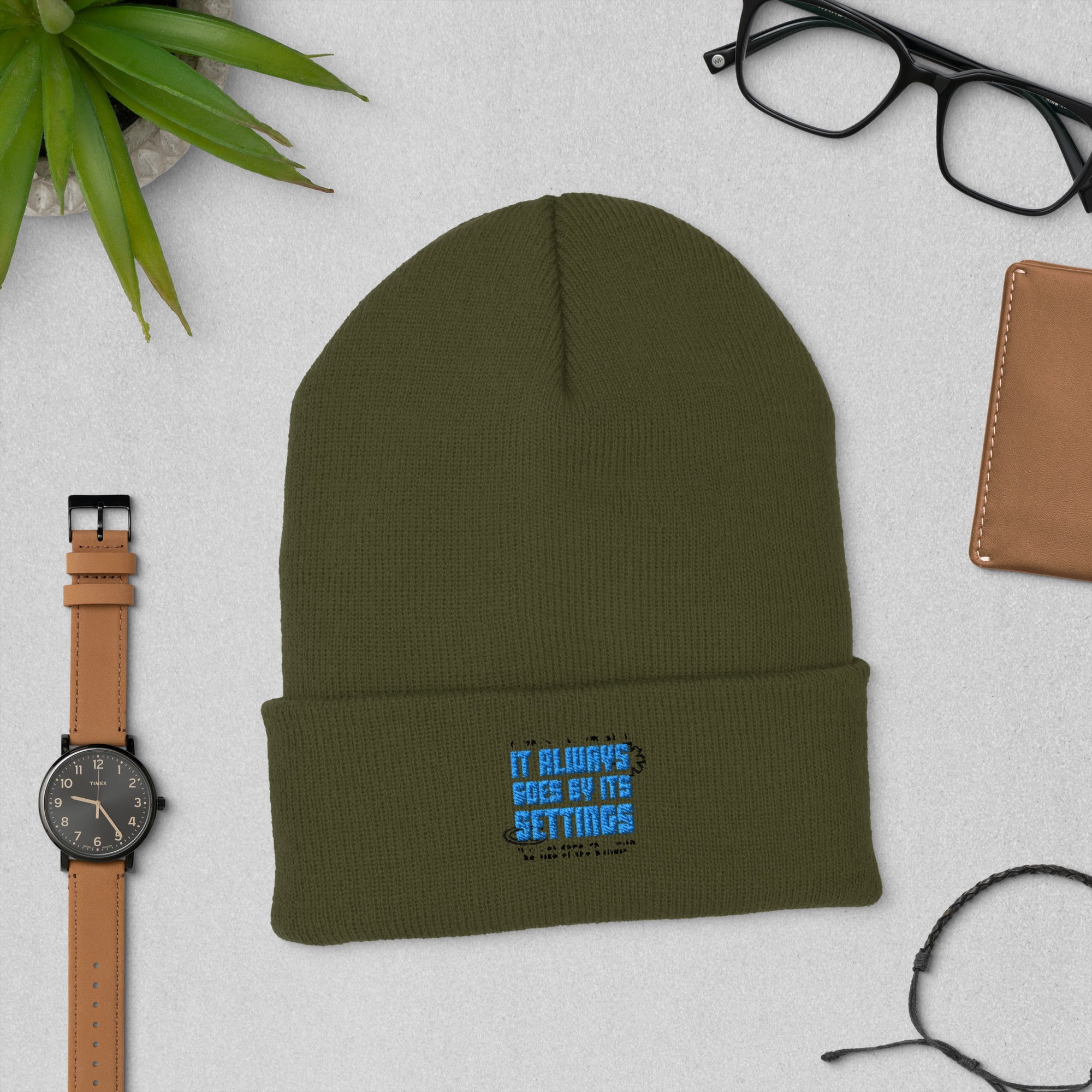 It Always Goes Cuffed Beanie - TBM