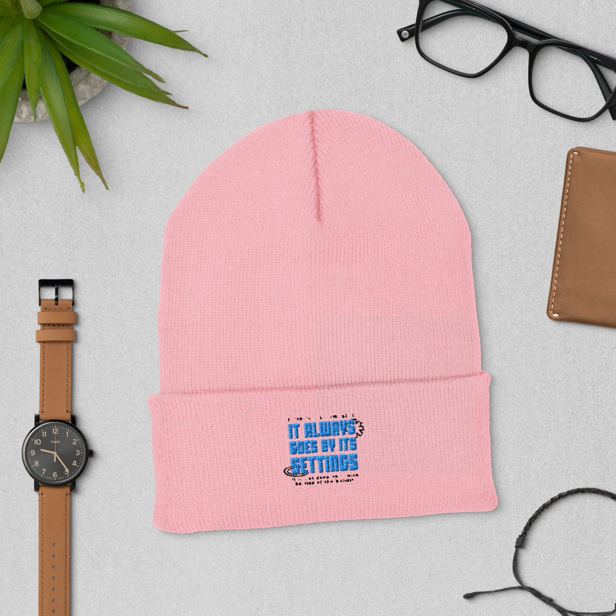 It Always Goes Cuffed Beanie - TBM