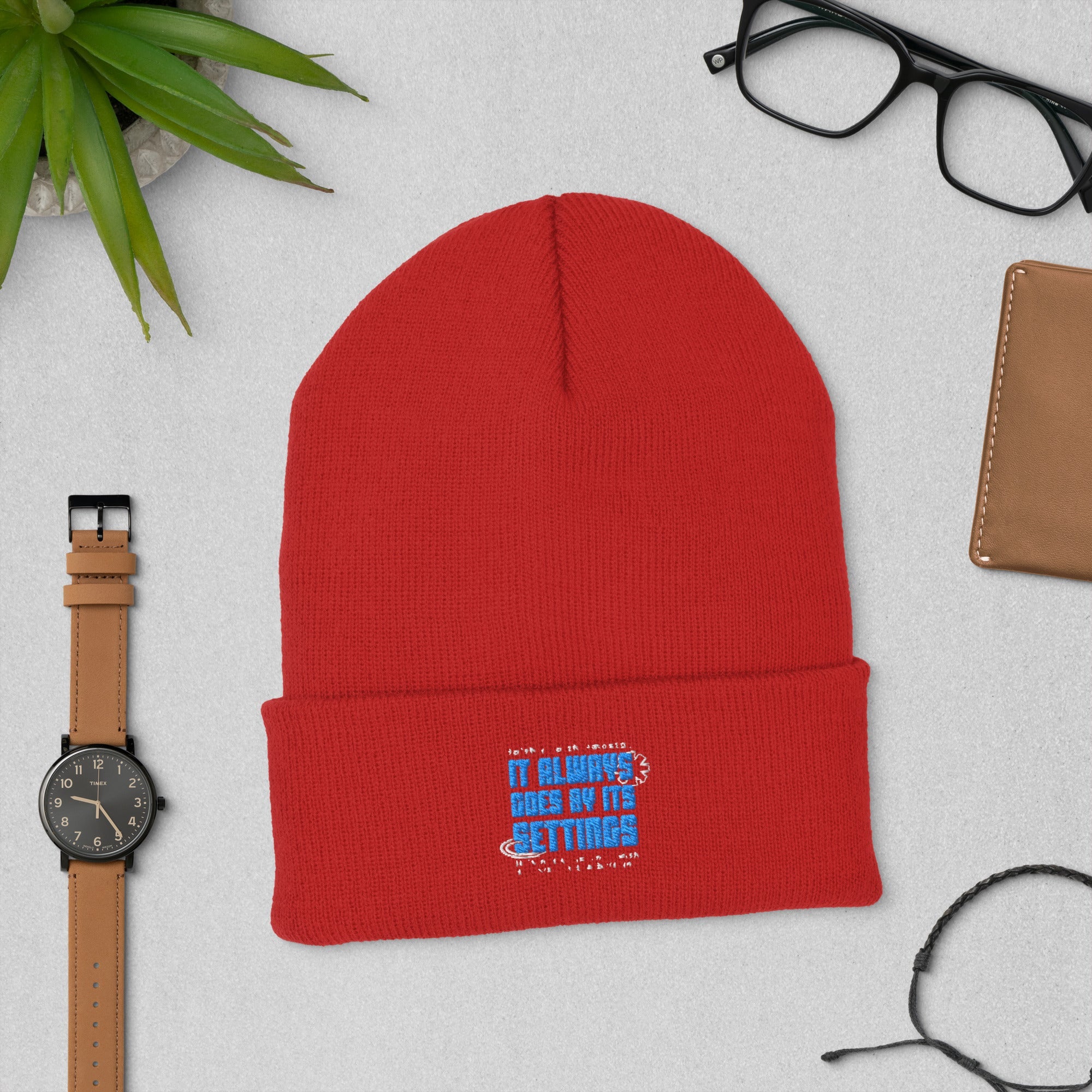 It Always Goes Cuffed Beanie - TBM