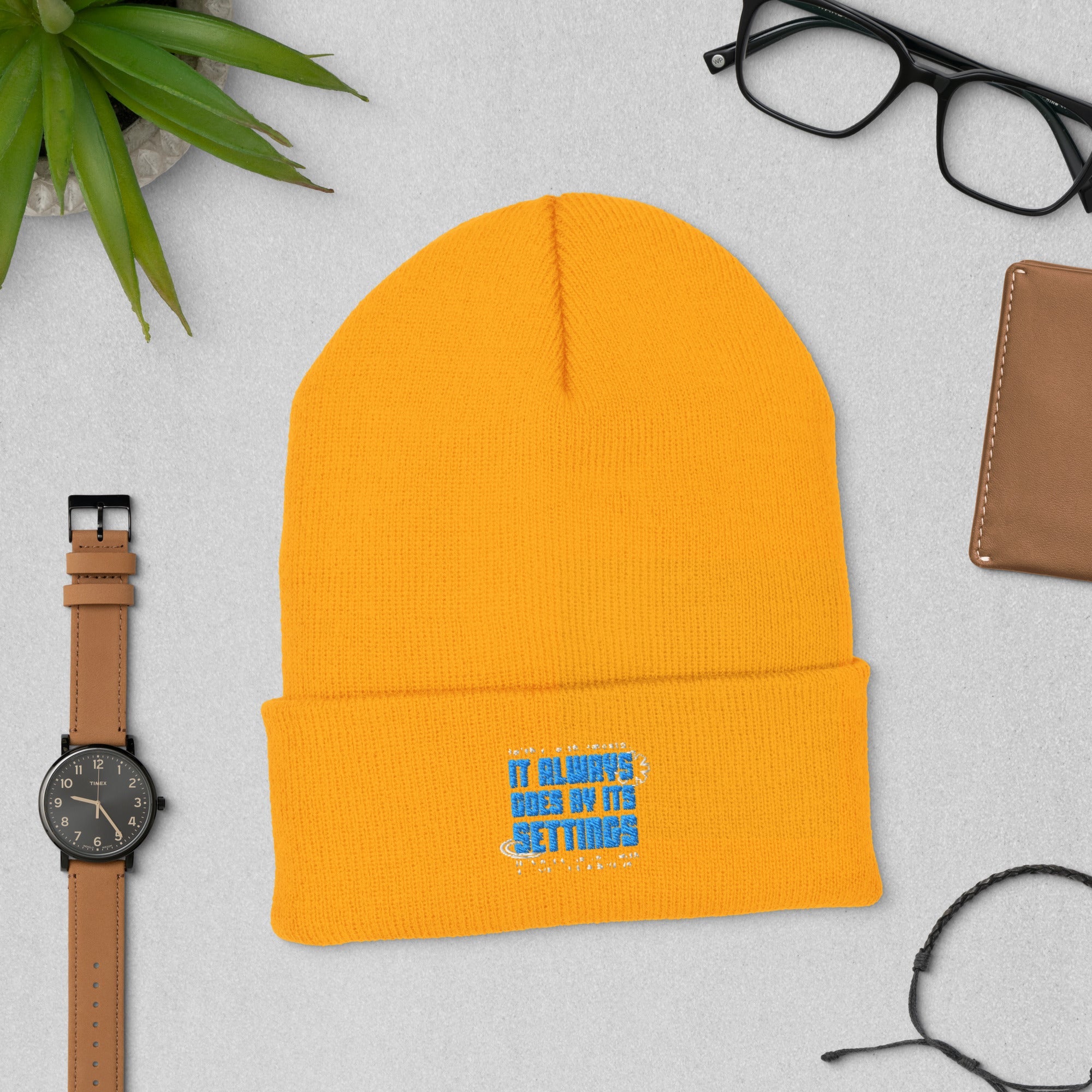 It Always Goes Cuffed Beanie - TBM