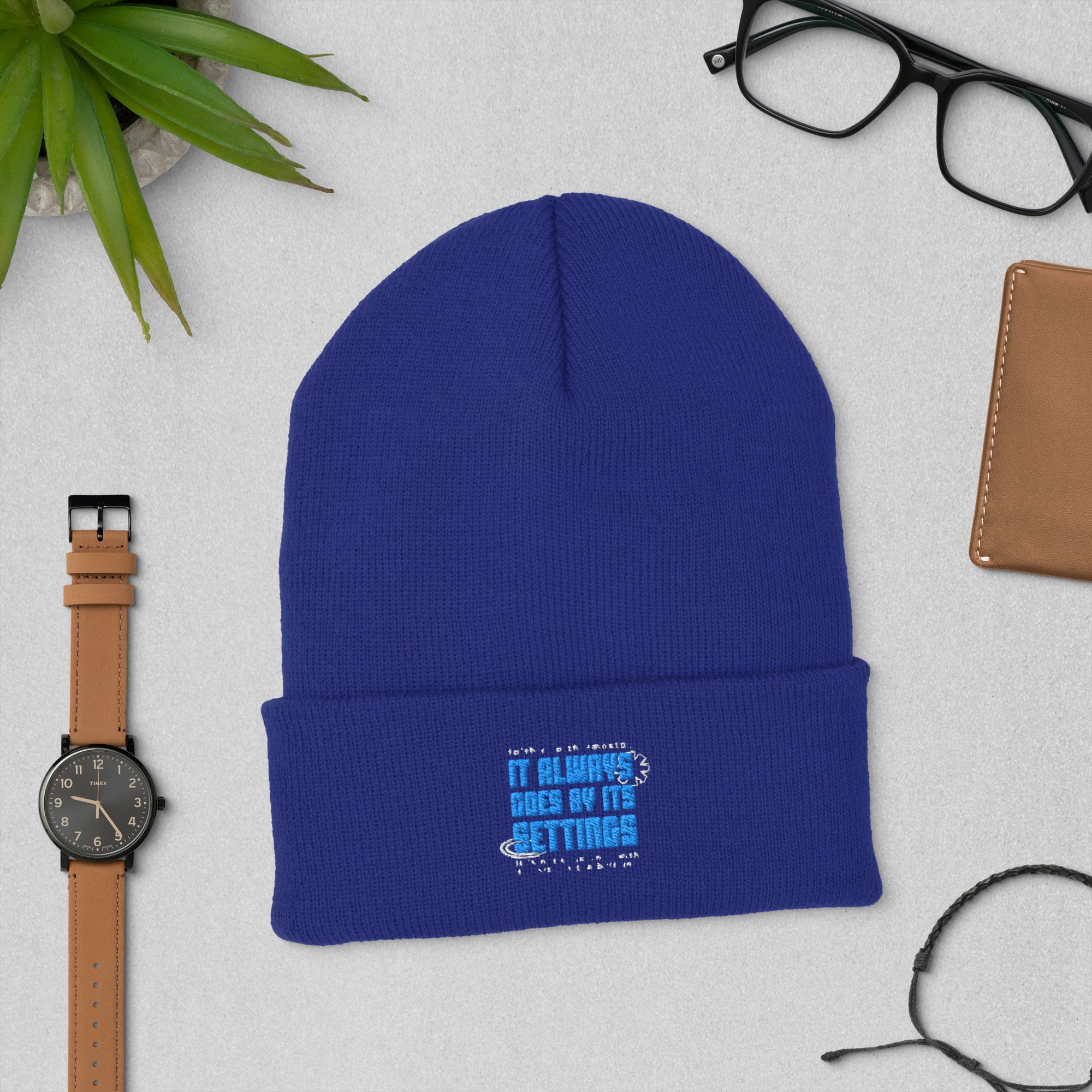 It Always Goes Cuffed Beanie - TBM