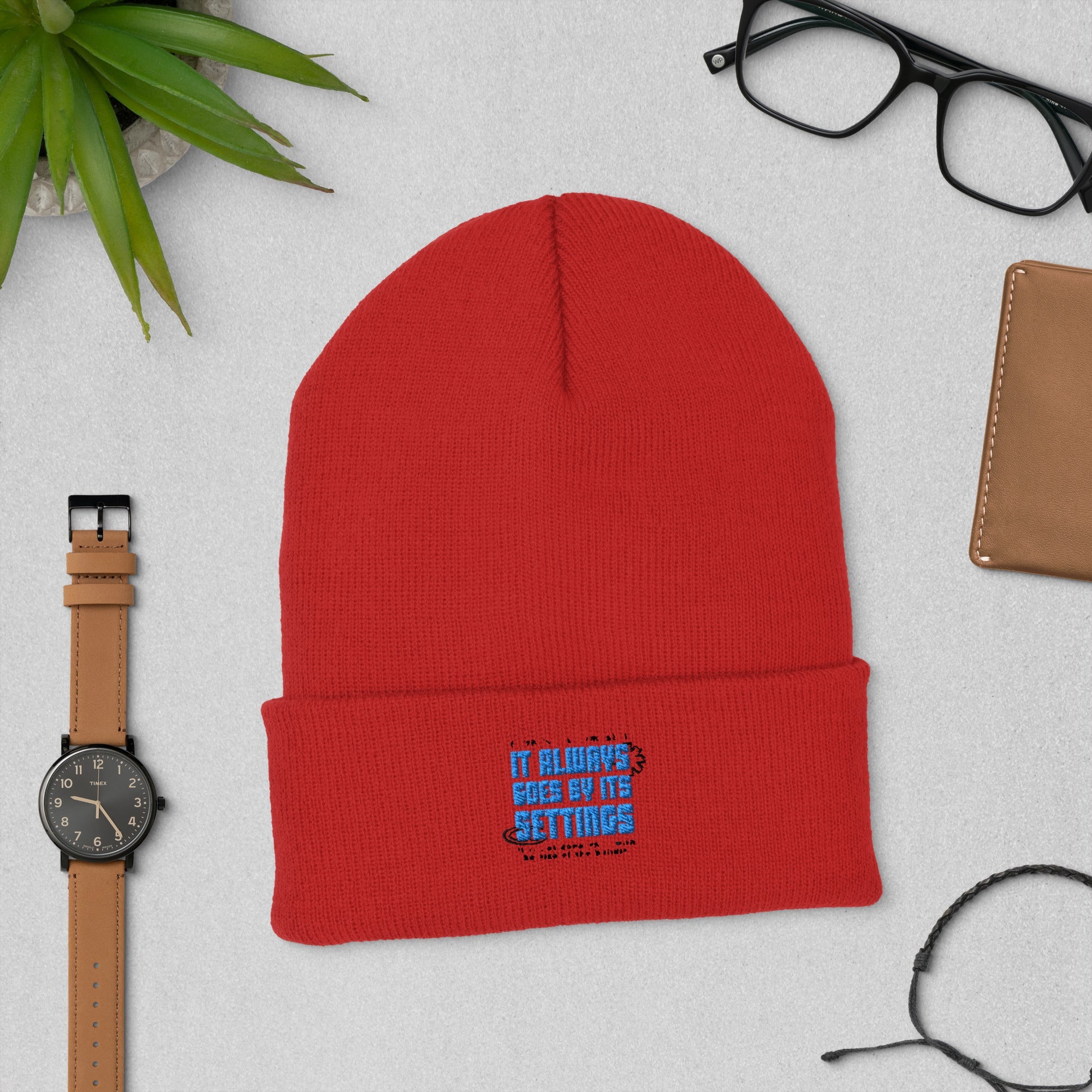 It Always Goes Cuffed Beanie - TBM