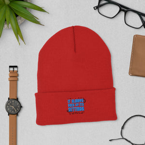 It Always Goes Cuffed Beanie - TBM