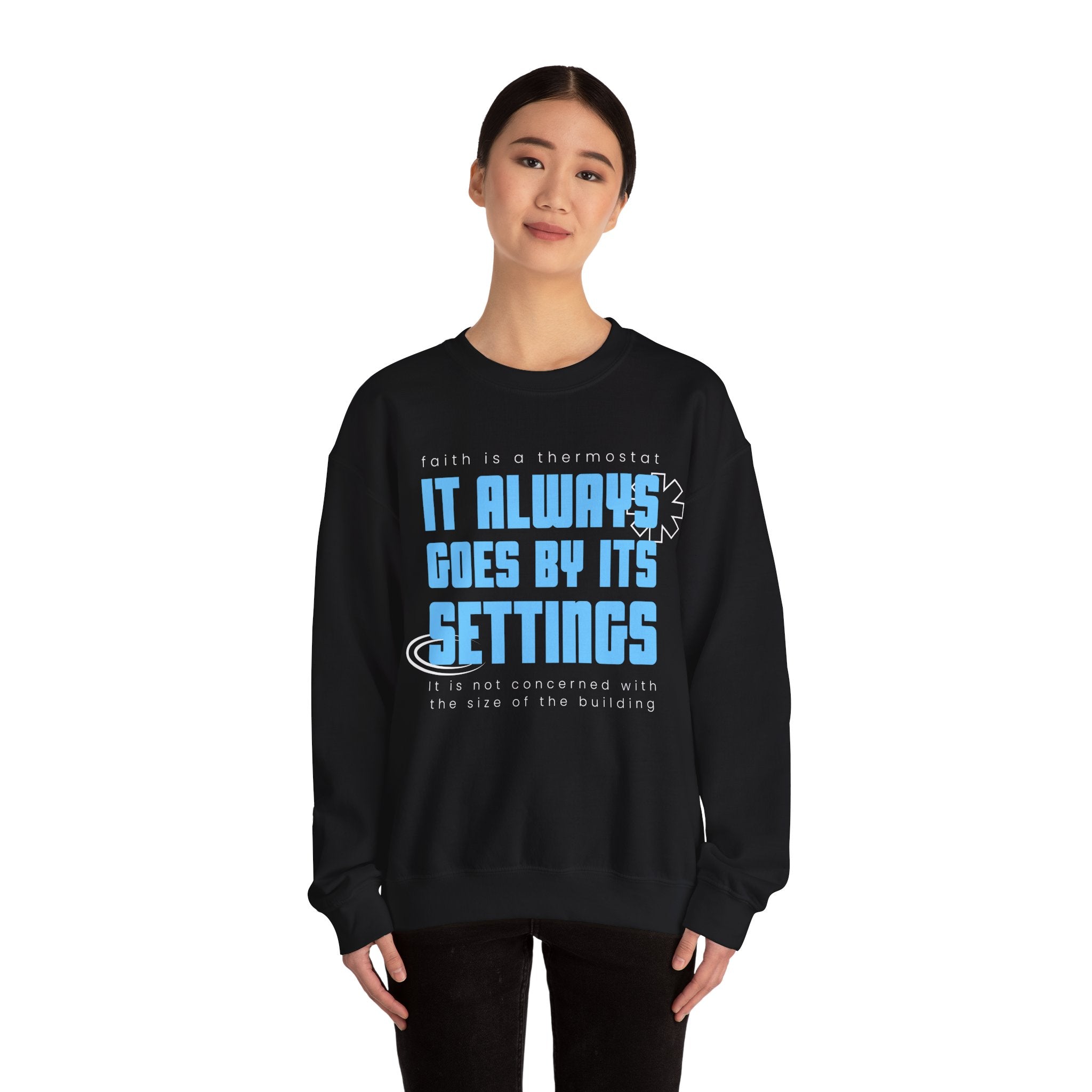 It Always Goes Unisex Heavy Blend™ Crewneck Sweatshirt - TBM