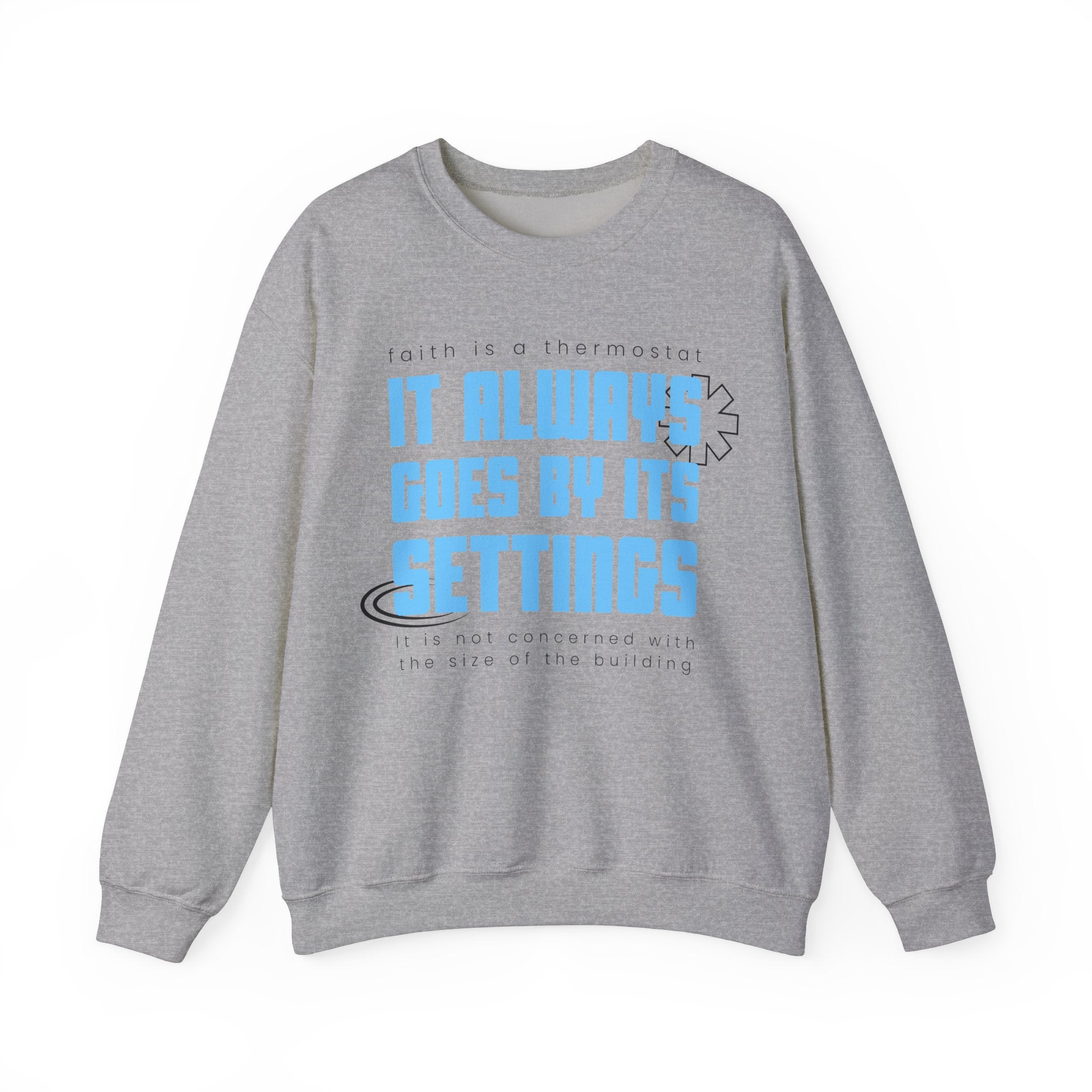 It Always goes Unisex Heavy Blend™ Crewneck Sweatshirt - TBM