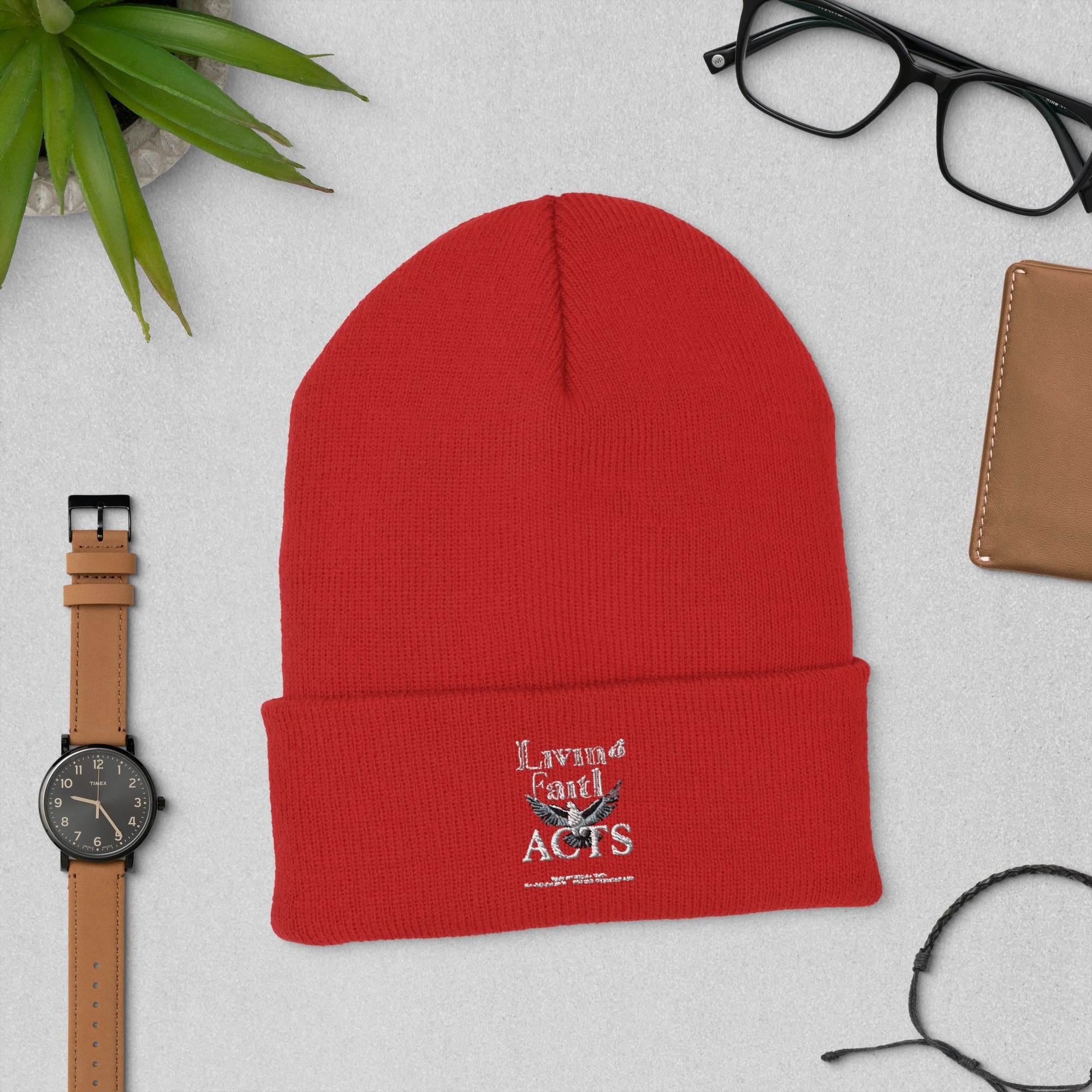Living faith Cuffed Beanie - TBM