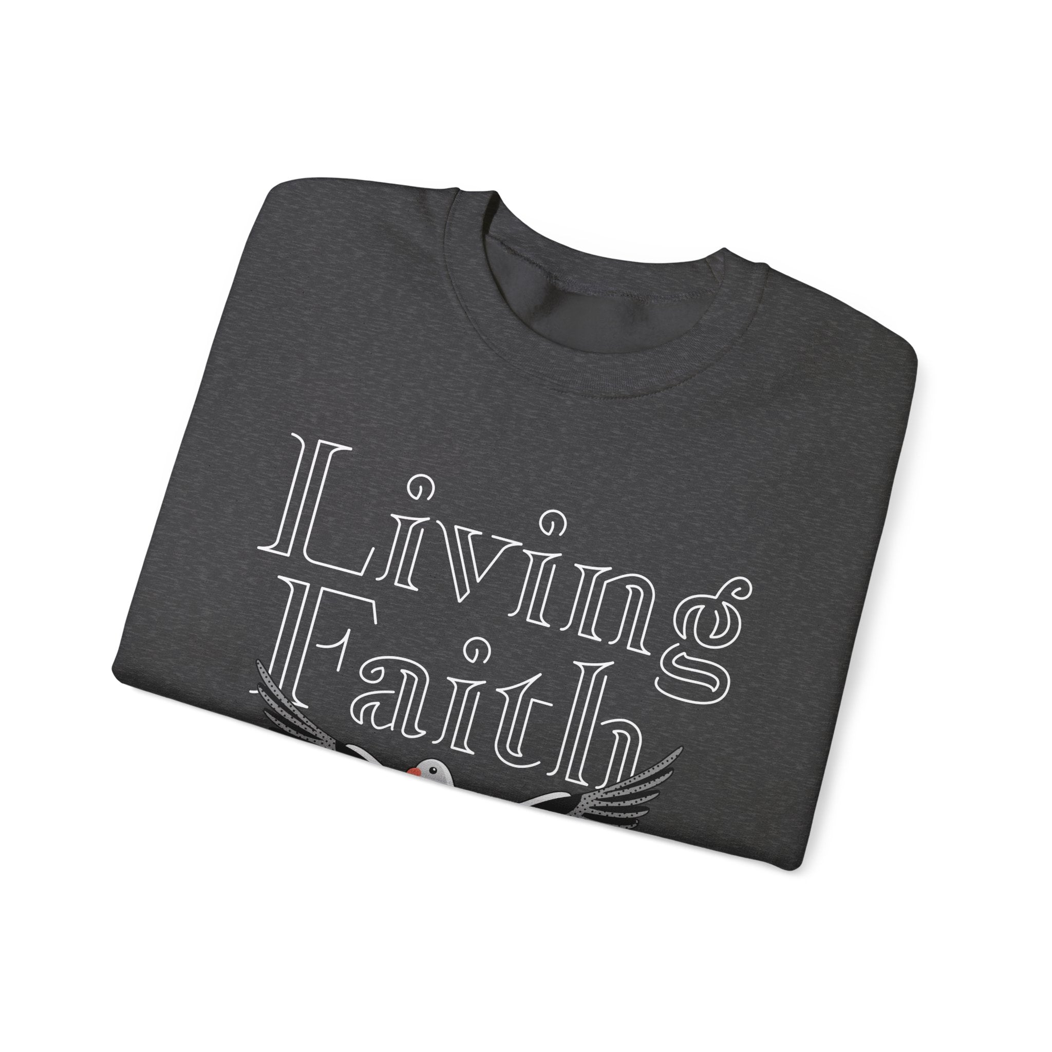 Living Faith Unisex Heavy Blend™ Crewneck Sweatshirt - TBM