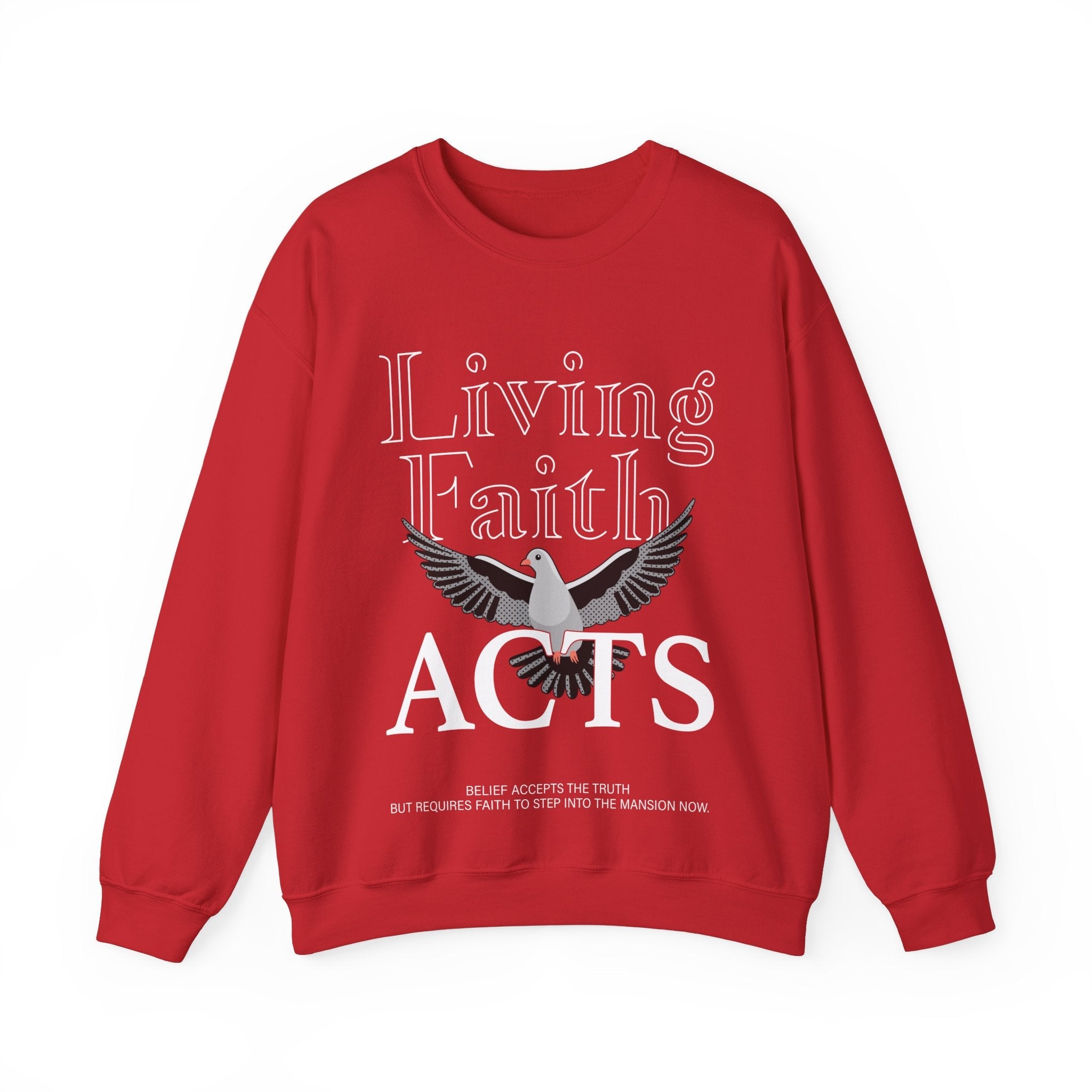 Living Faith Unisex Heavy Blend™ Crewneck Sweatshirt - TBM