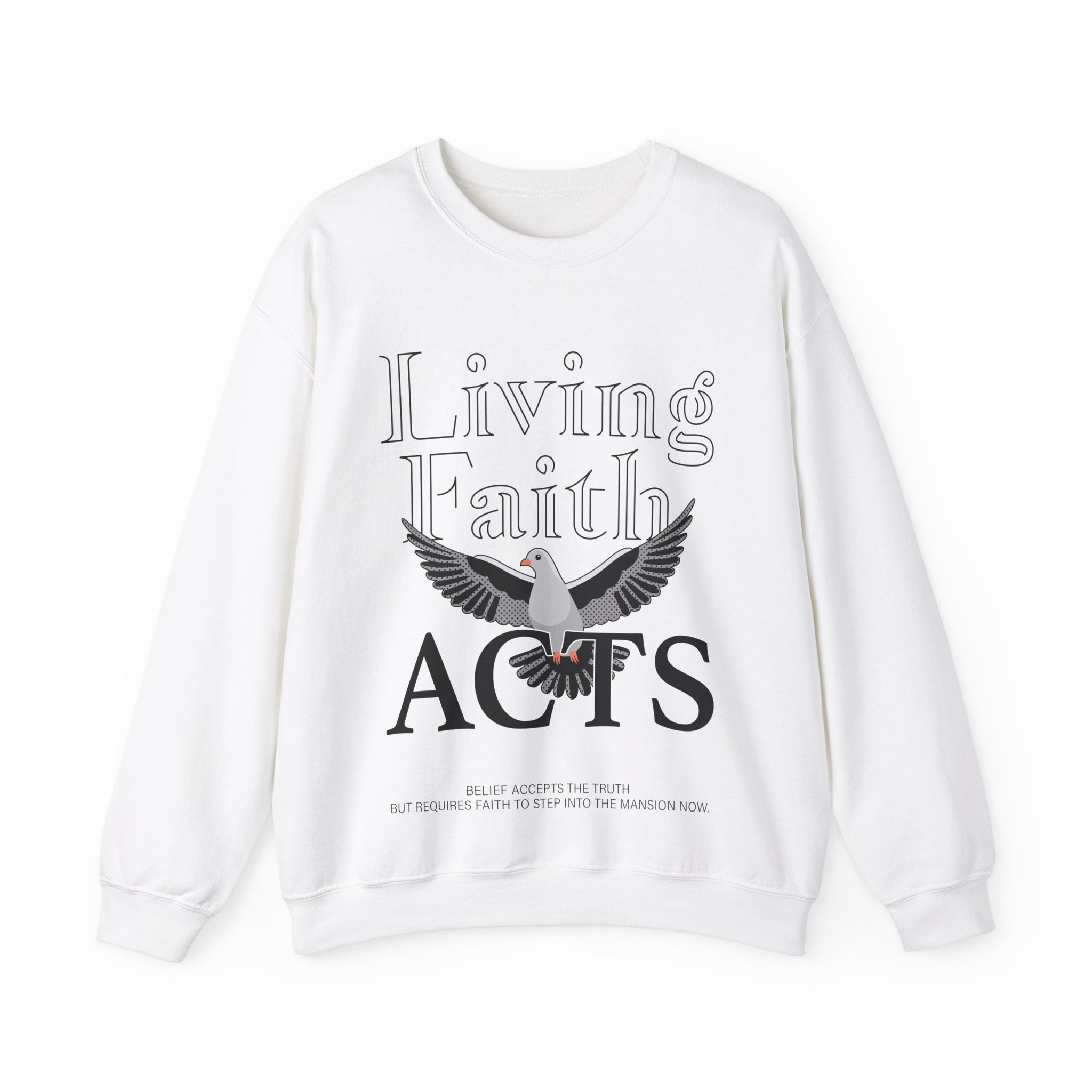 Living faith Unisex Heavy Blend™ Crewneck Sweatshirt - TBM
