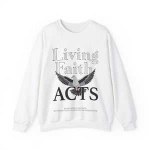 Living faith Unisex Heavy Blend™ Crewneck Sweatshirt - TBM