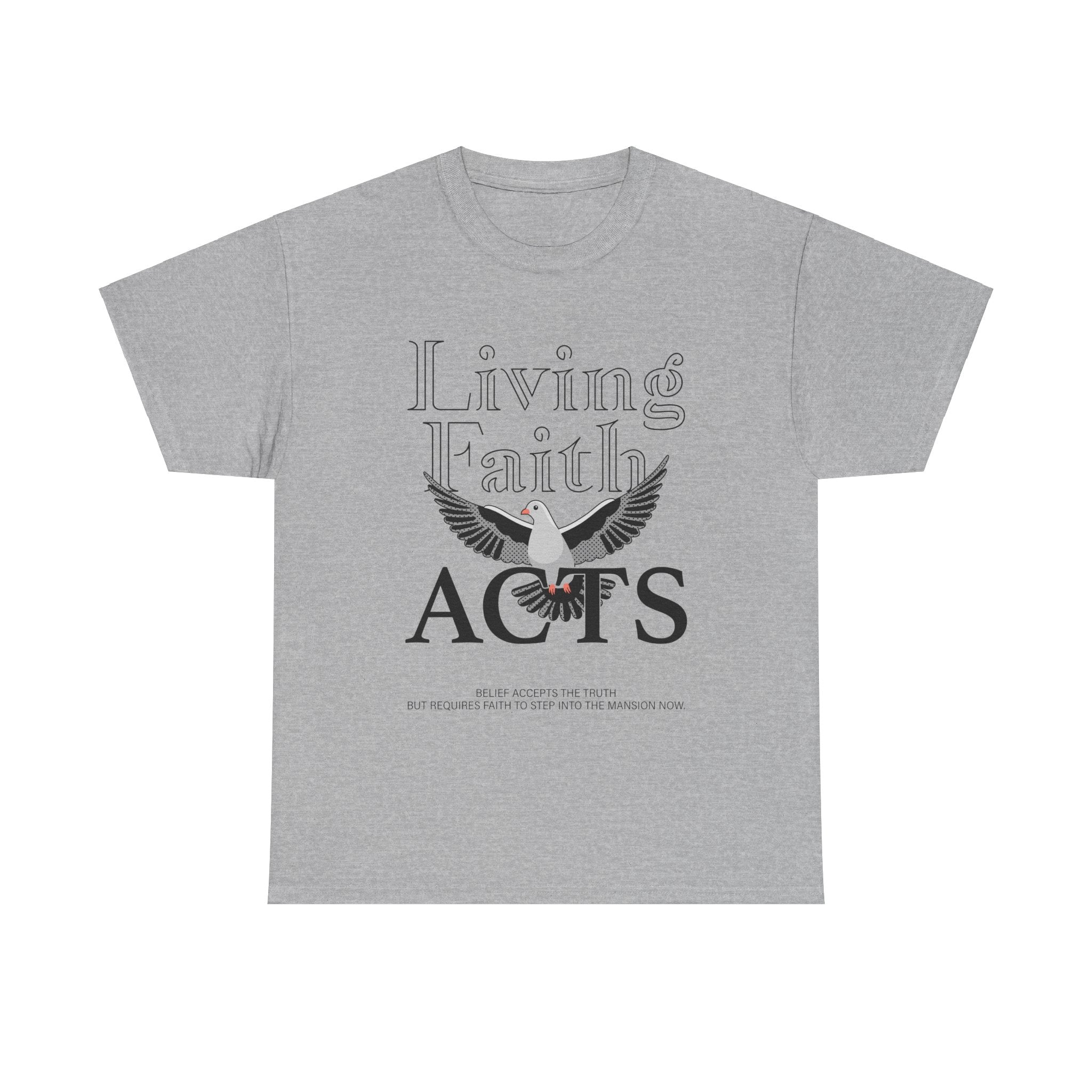 Living Faith Unisex Heavy Cotton Tee - TBM