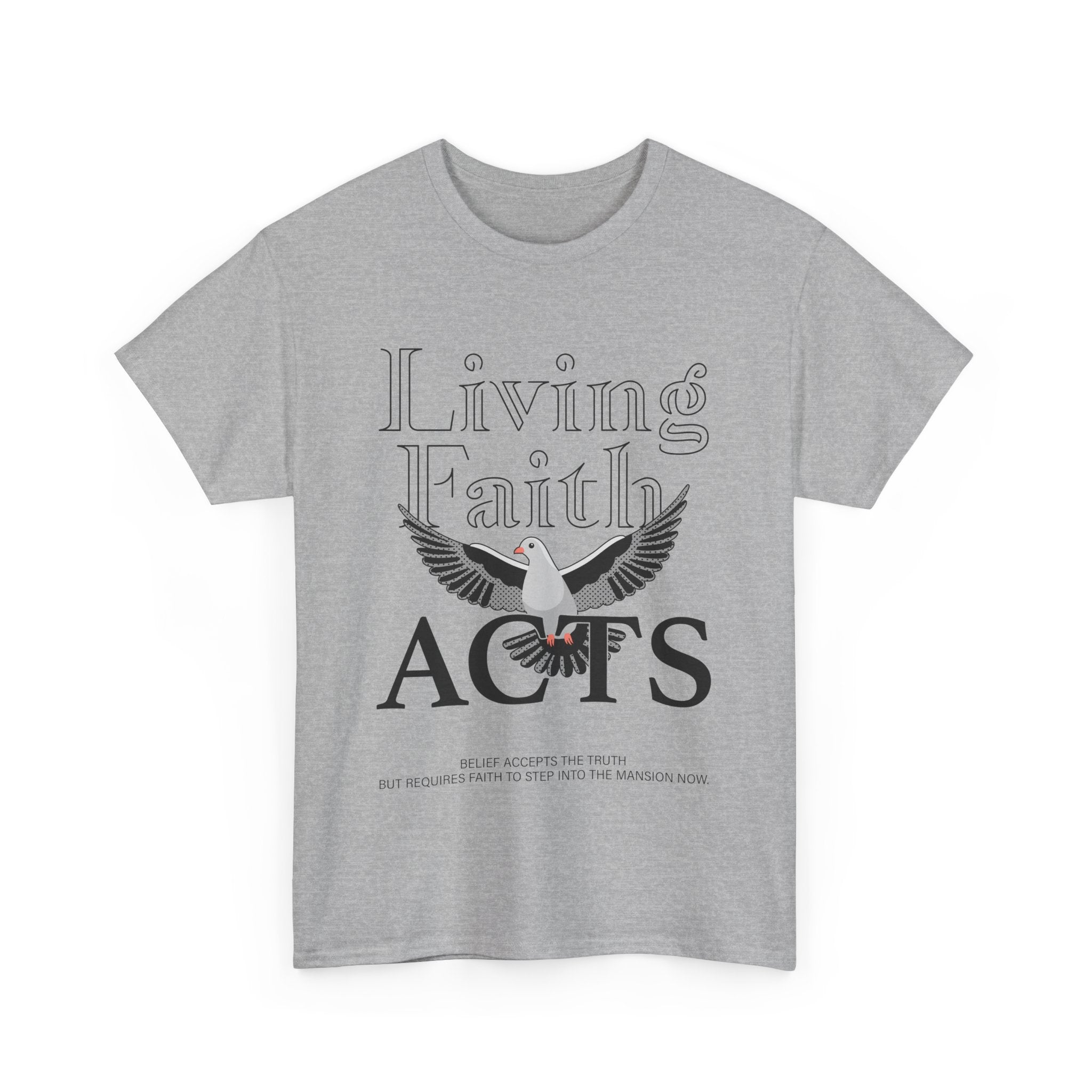 Living Faith Unisex Heavy Cotton Tee - TBM