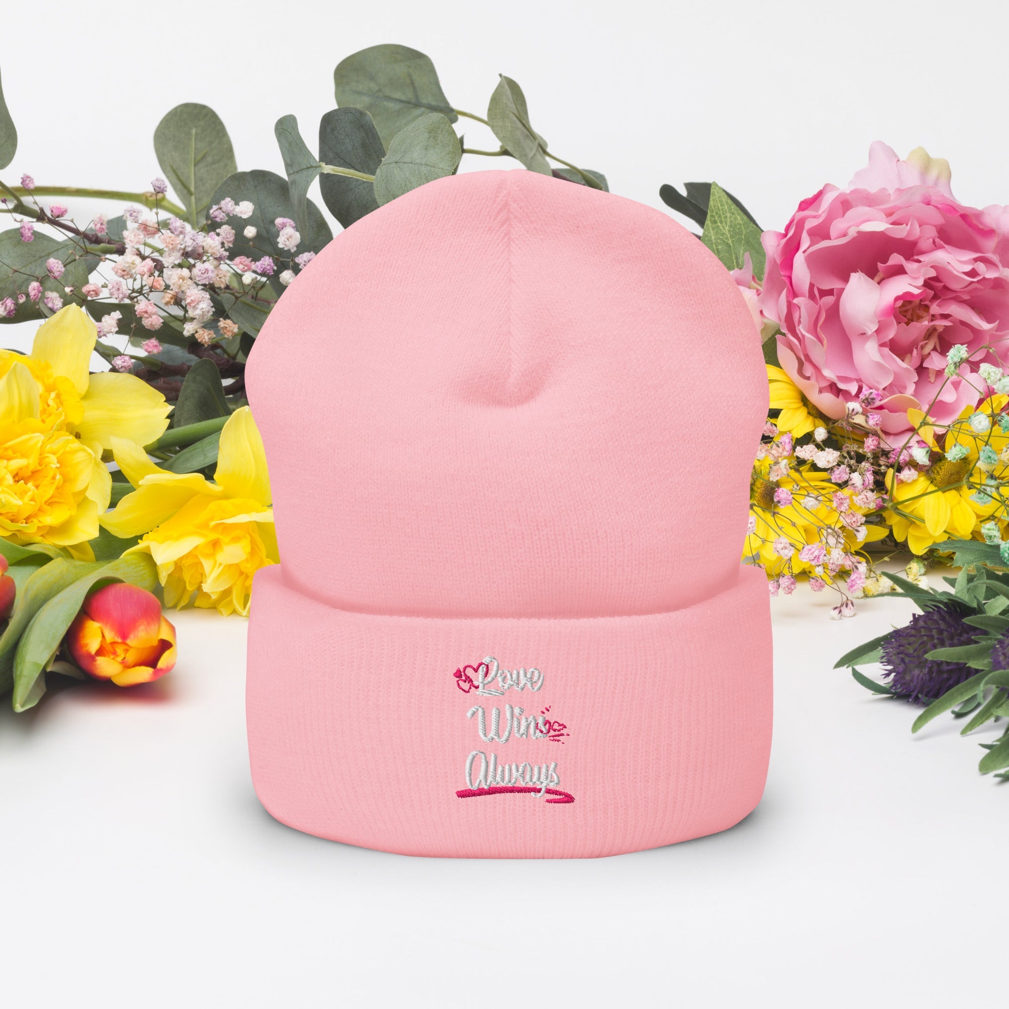Love Win Always Cuffed Beanie - TBM