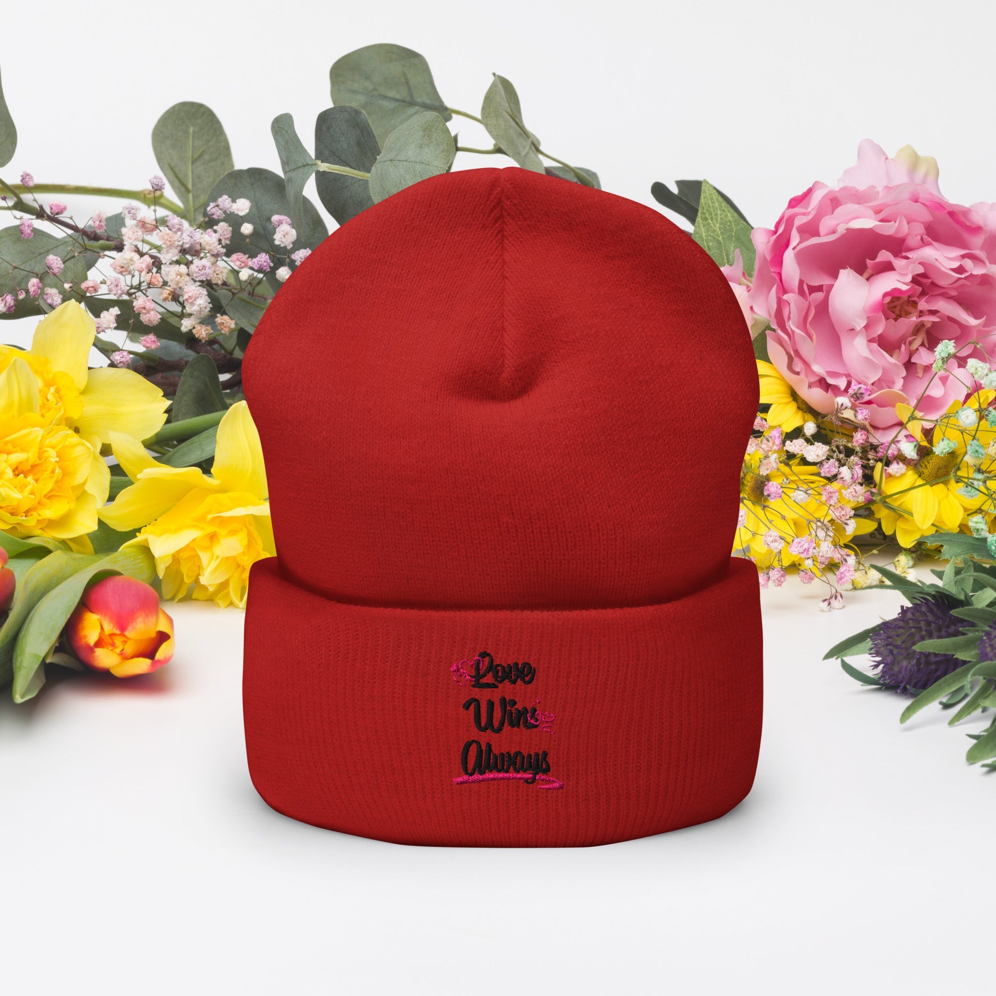 Love Win Always Cuffed Beanie - TBM