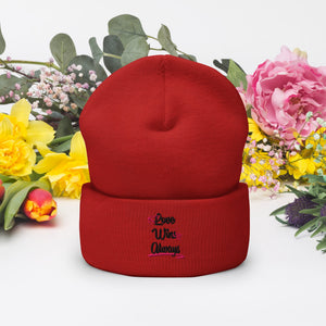 Love Win Always Cuffed Beanie - TBM
