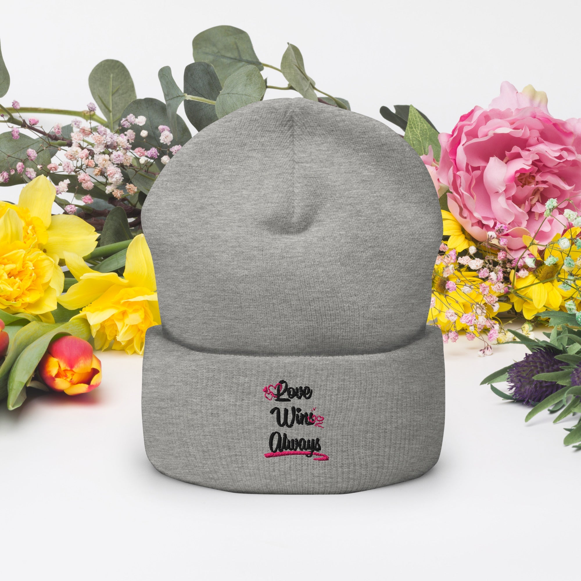 Love Win Always Cuffed Beanie - TBM