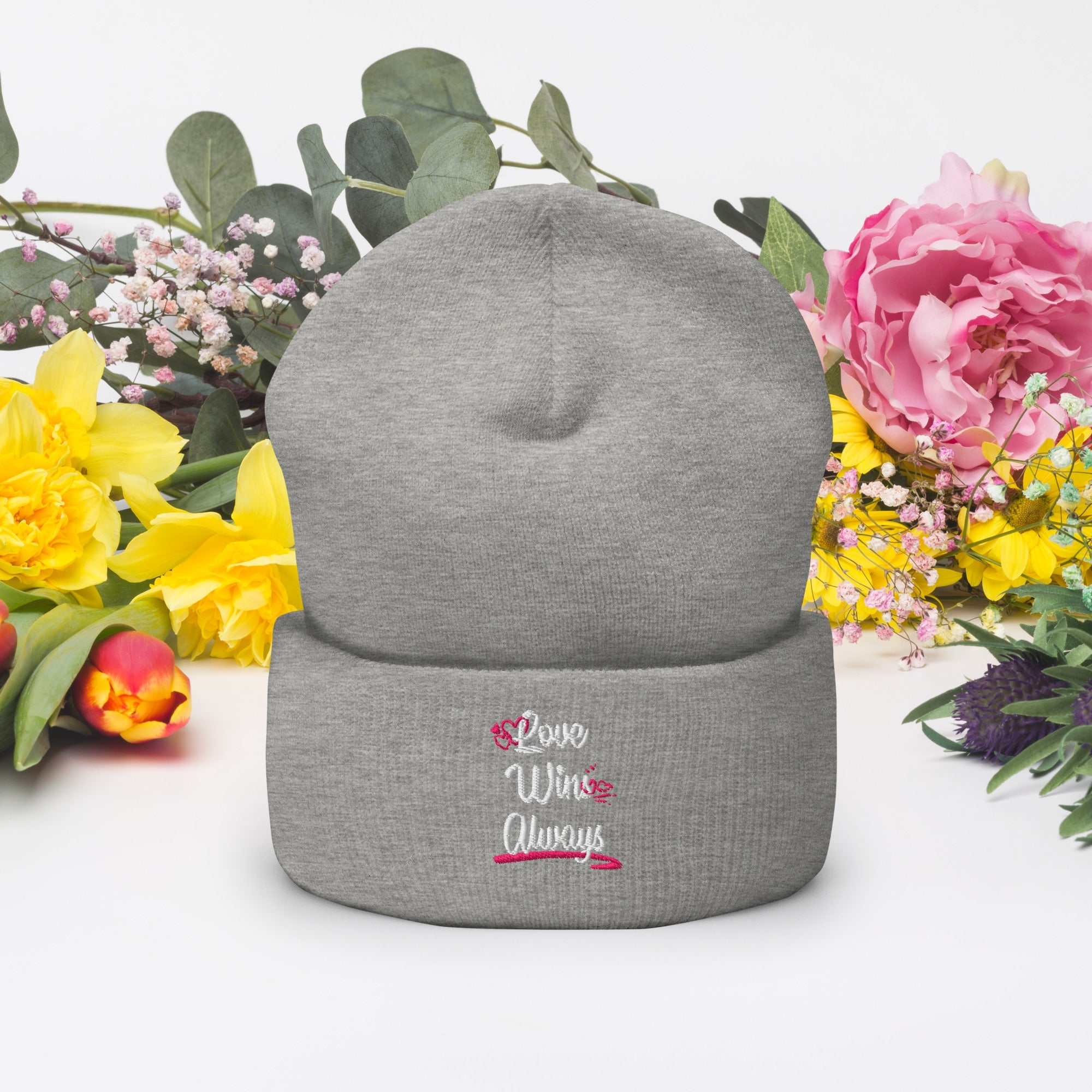 Love Win Always Cuffed Beanie - TBM