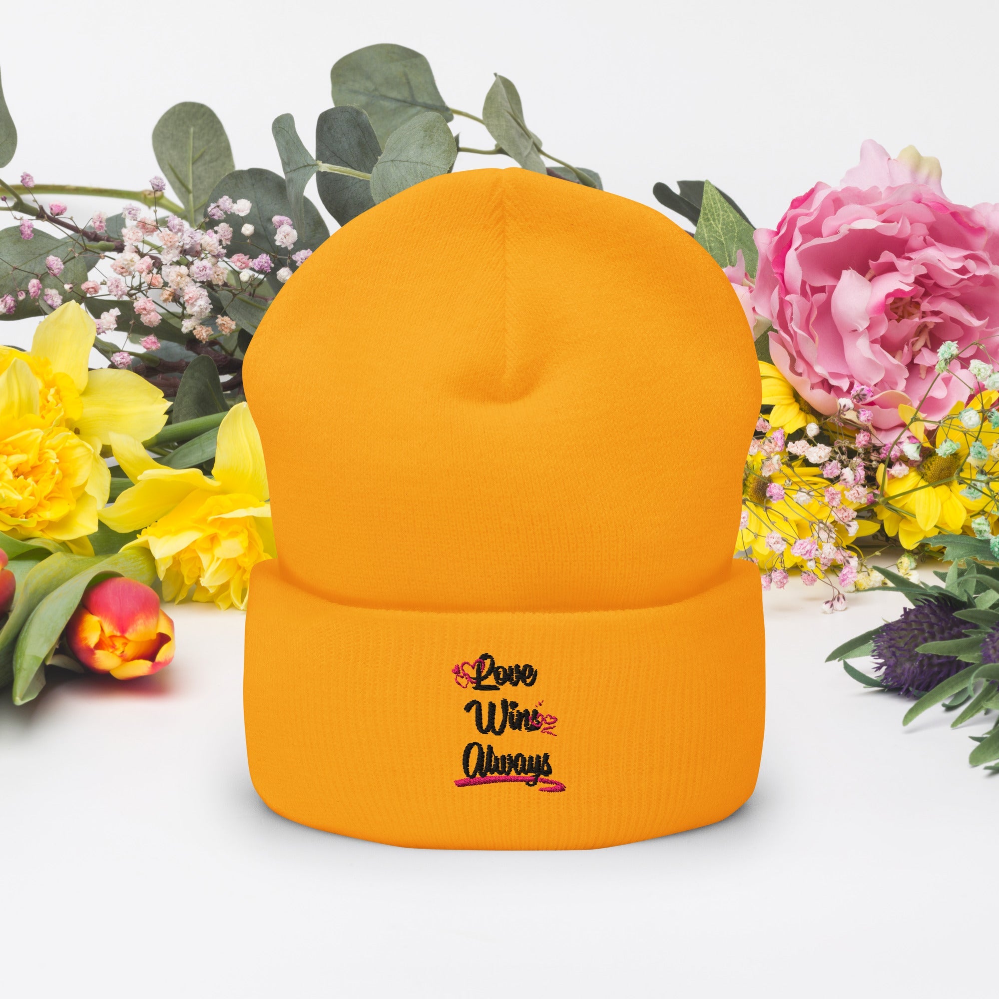 Love Win Always Cuffed Beanie - TBM