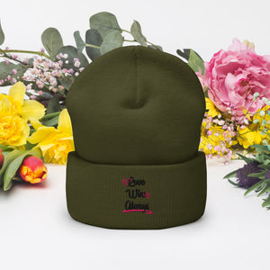 Love Win Always Cuffed Beanie - TBM