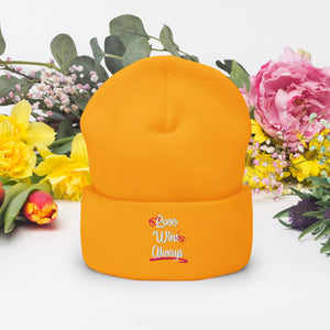 Love Win Always Cuffed Beanie - TBM