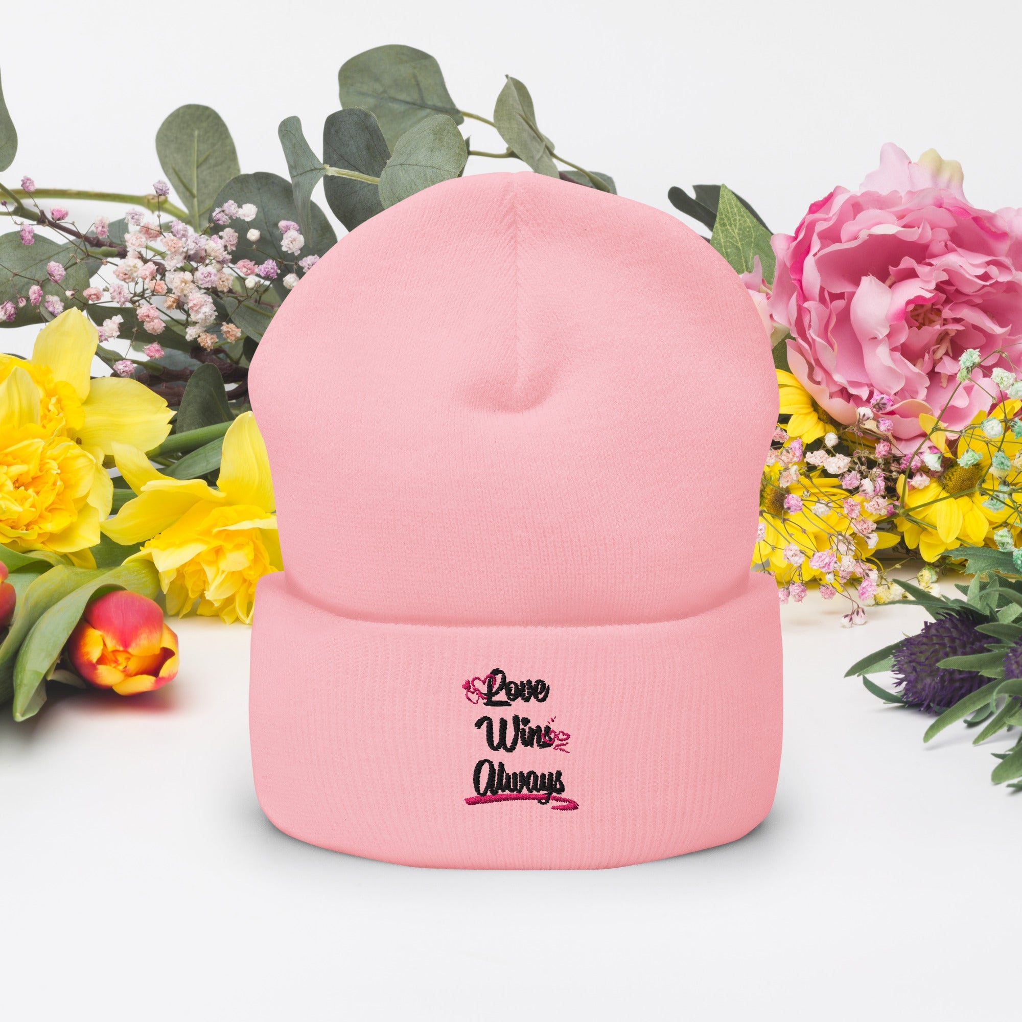 Love Win Always Cuffed Beanie - TBM