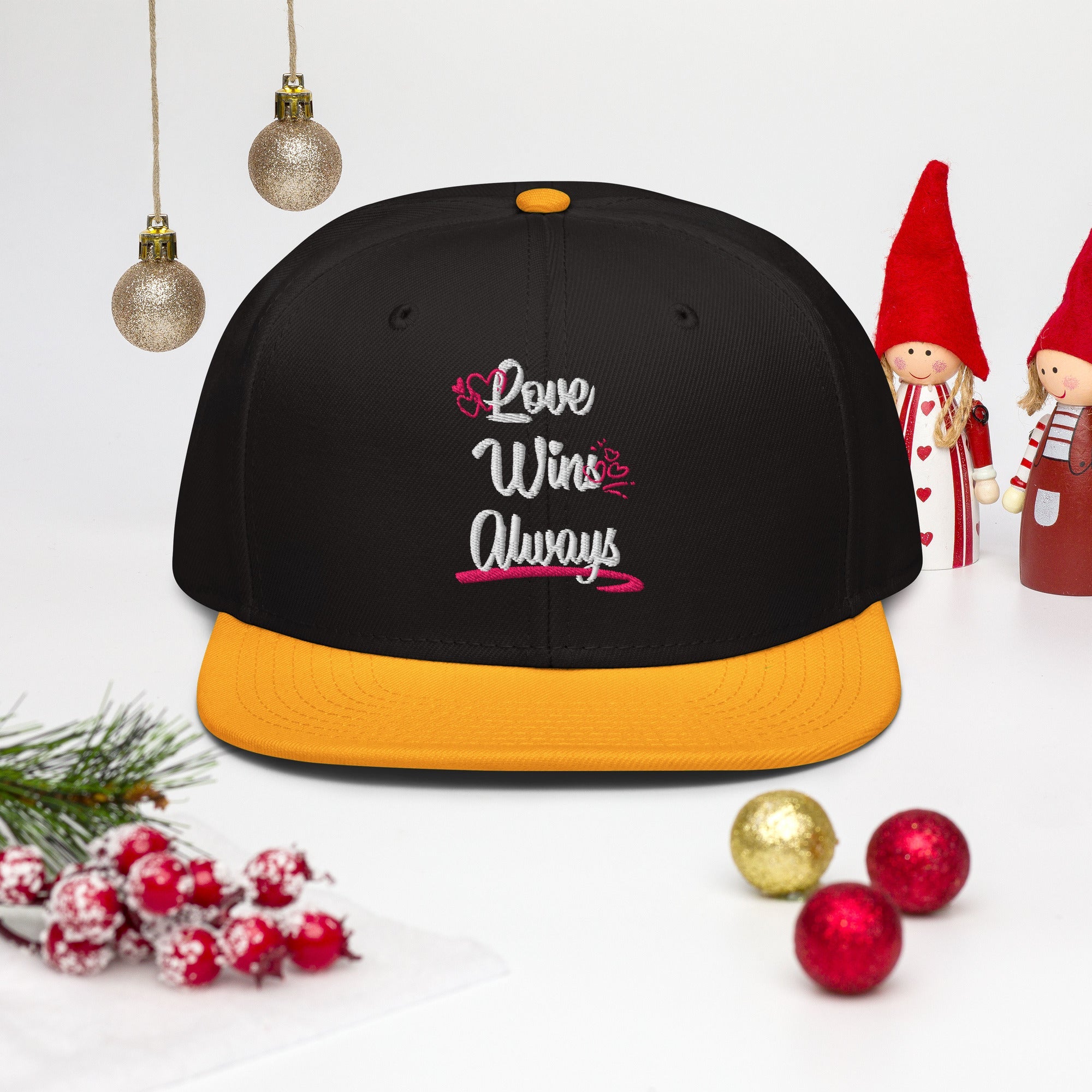Love Win Always Snapback Hat - TBM