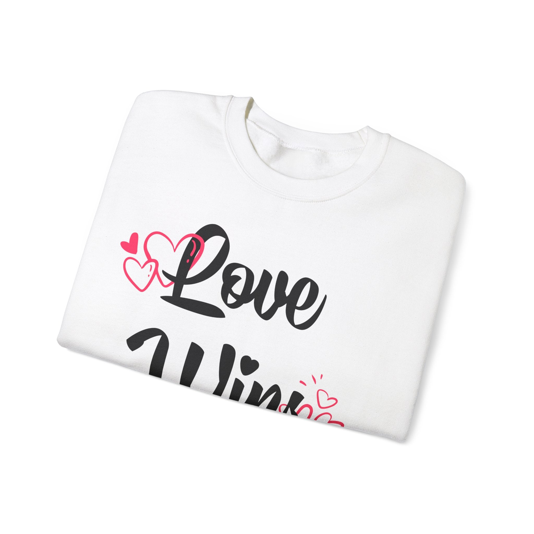Love Win Always Unisex Heavy Blend™ Crewneck Sweatshirt - TBM