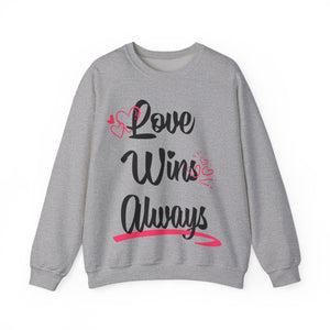 Love Win Always Unisex Heavy Blend™ Crewneck Sweatshirt - TBM