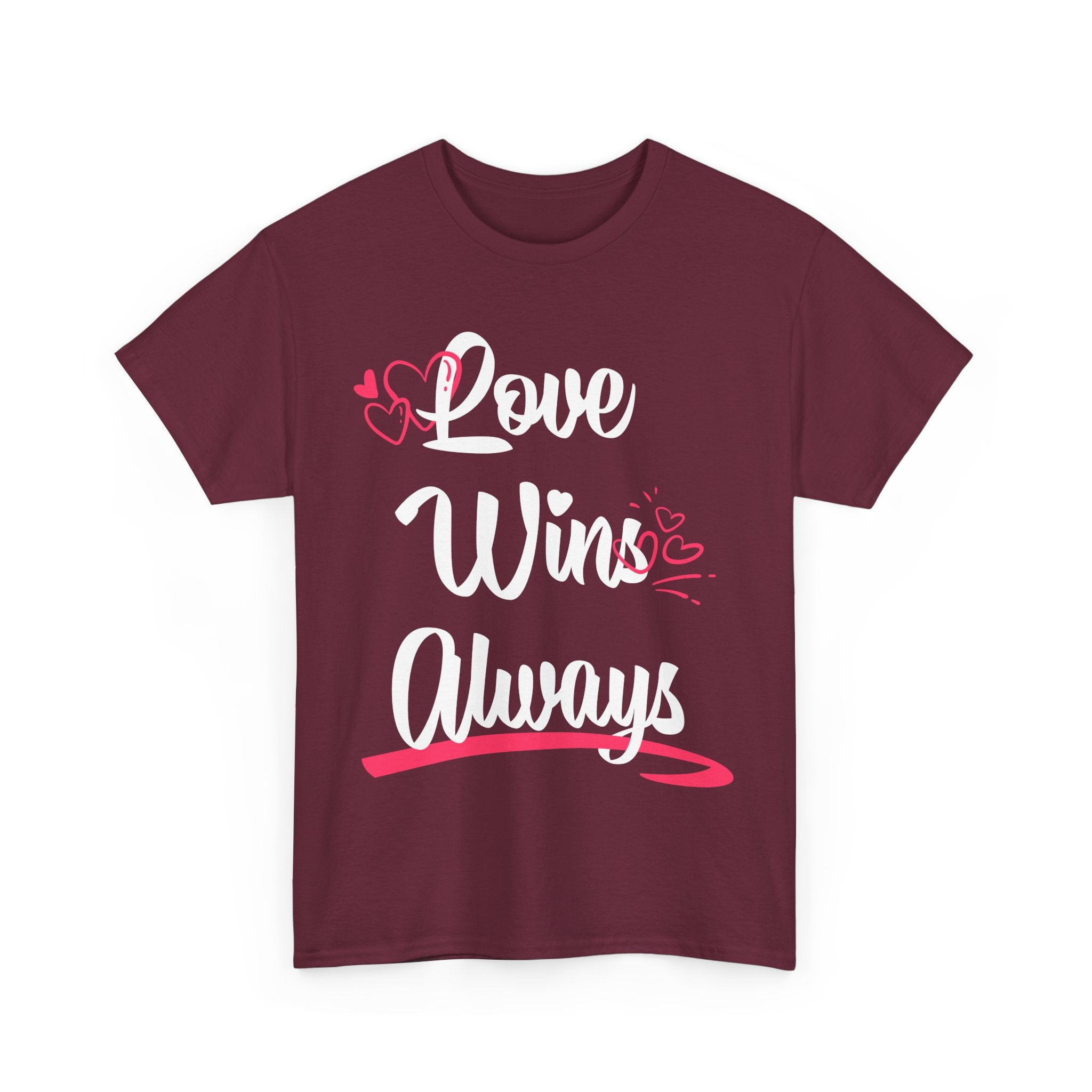 Love Win Always Unisex Heavy Cotton Tee - TBM