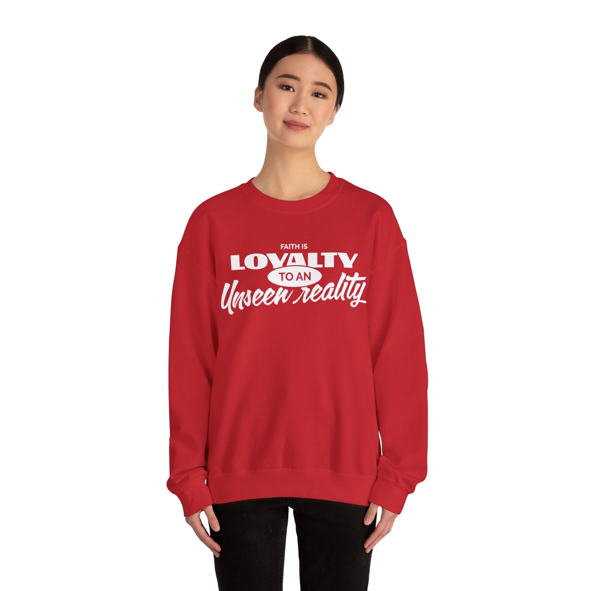 Loyalty To An Unisex Heavy Blend™ Crewneck Sweatshirt - TBM