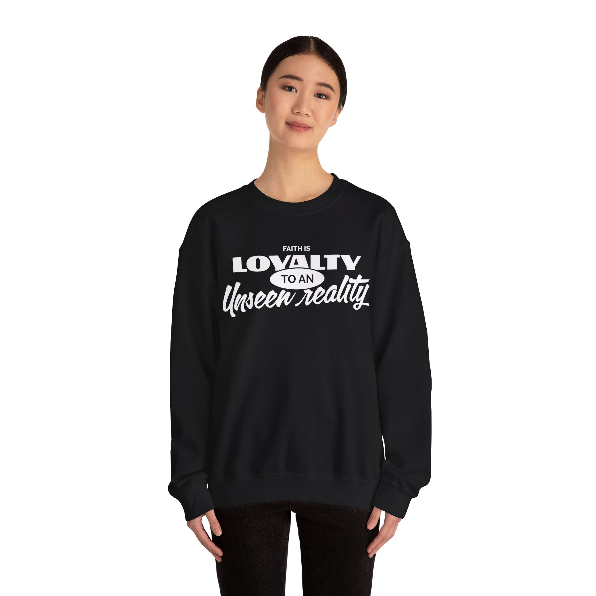 Loyalty To An Unisex Heavy Blend™ Crewneck Sweatshirt - TBM
