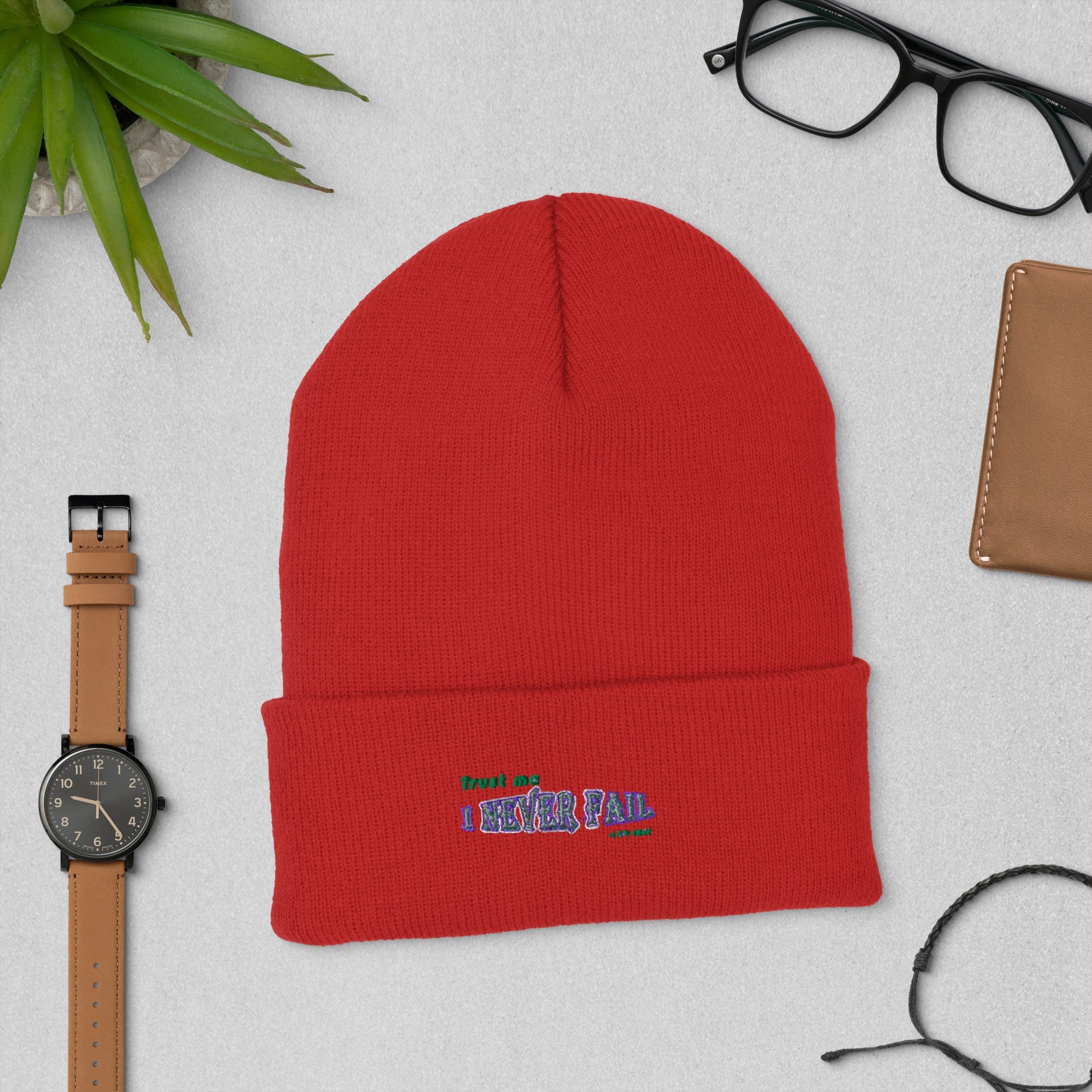 Never Fail Cuffed Beanie - TBM