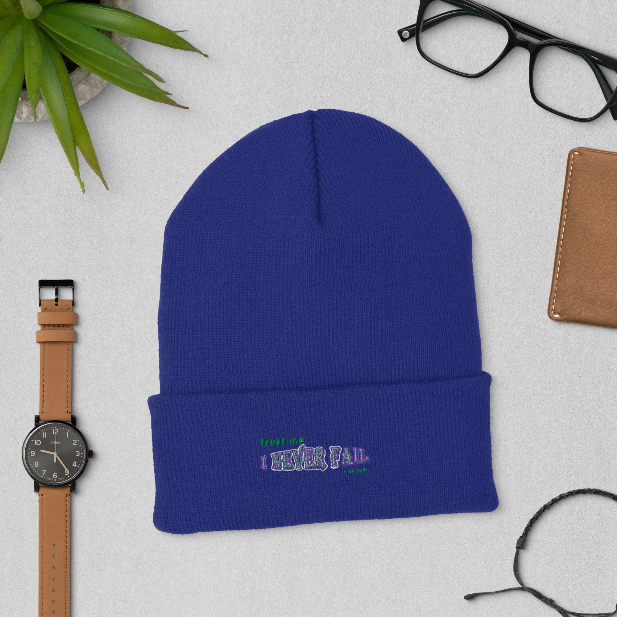 Never Fail Cuffed Beanie - TBM