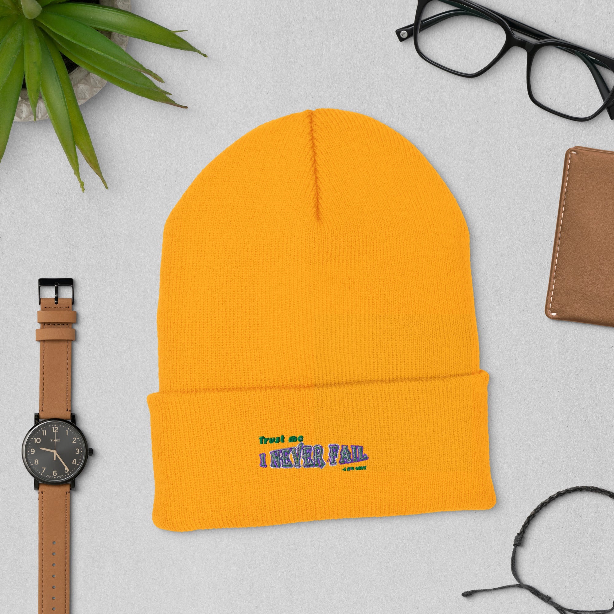 Never Fail Cuffed Beanie - TBM