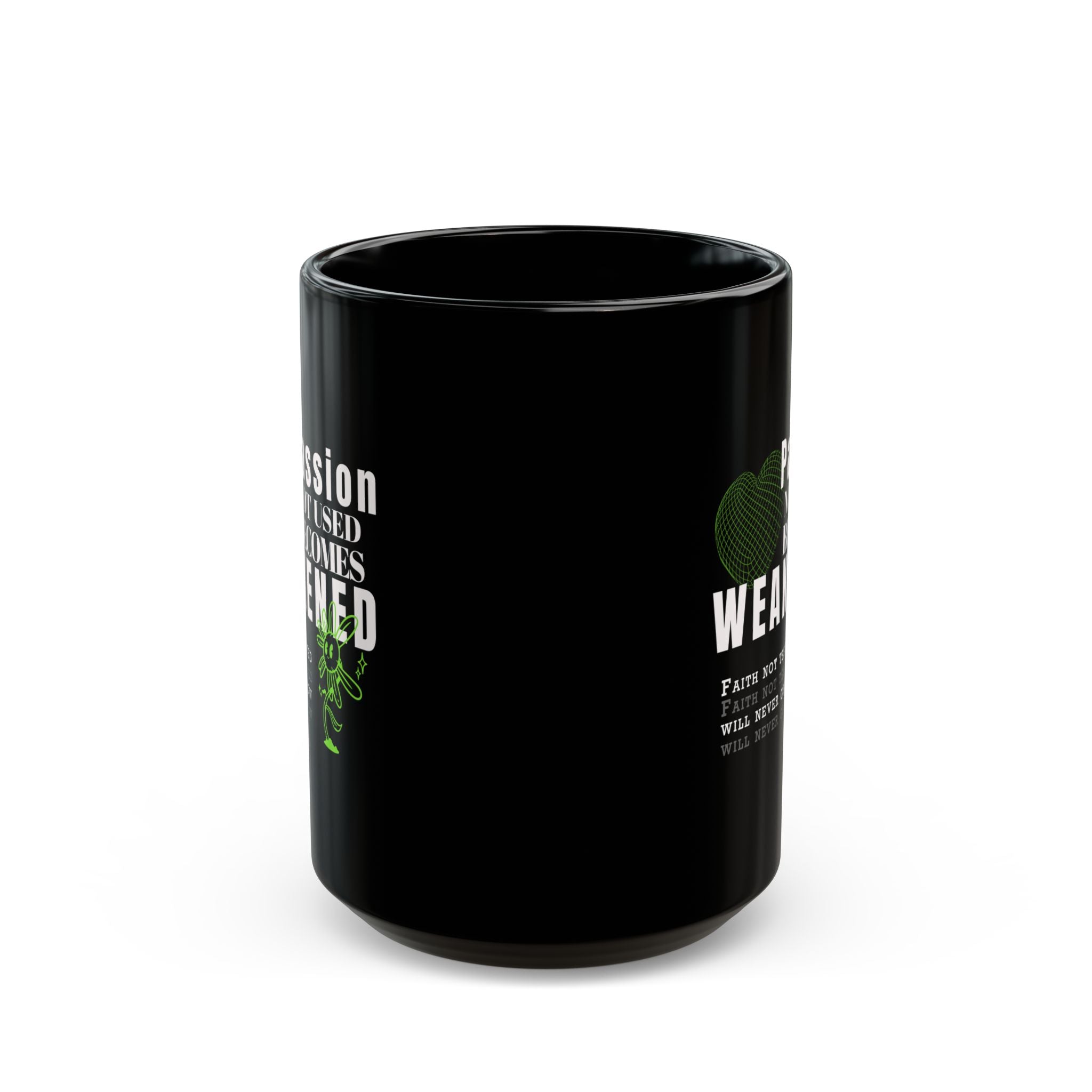 Passion & Faith Black Ceramic Mug - TBM