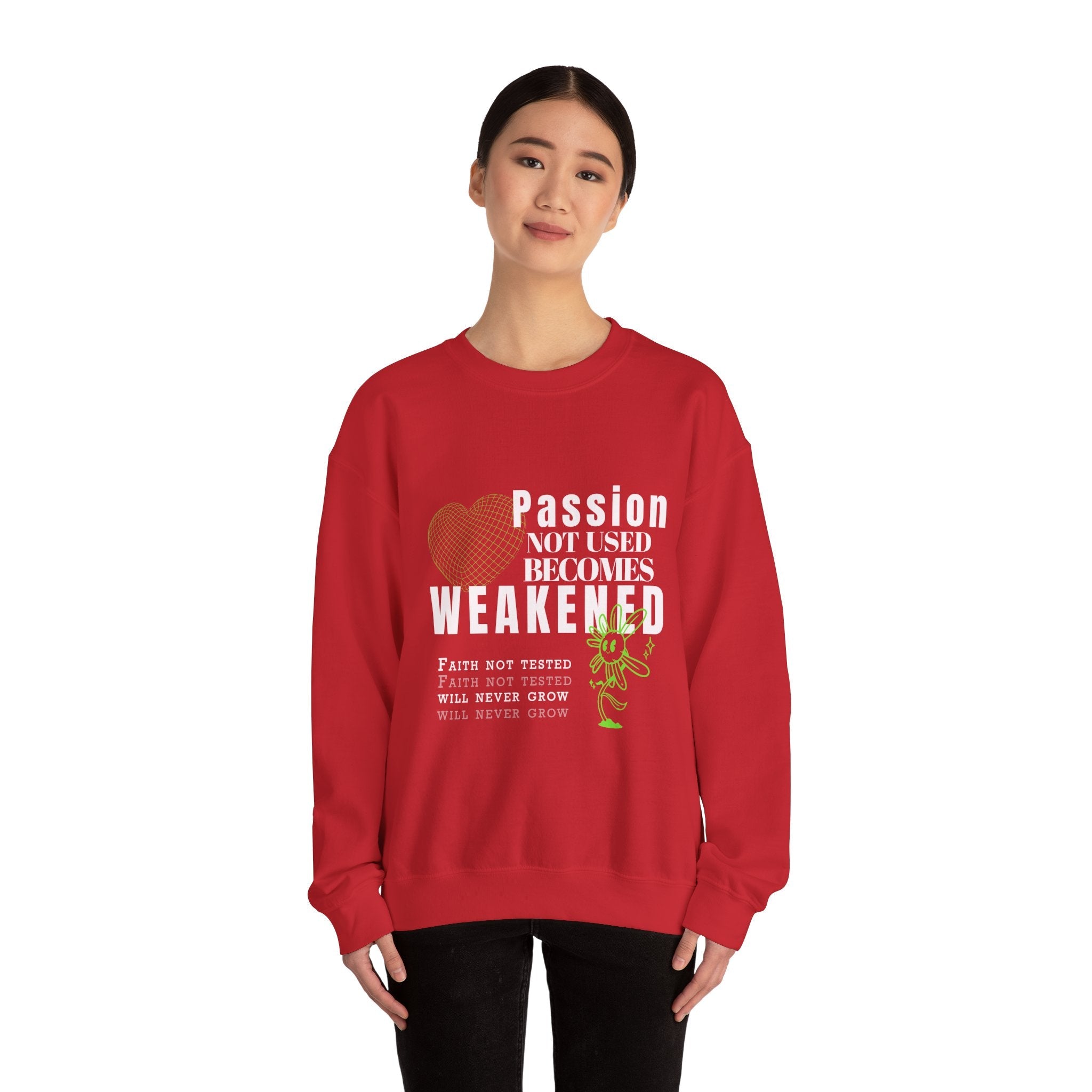 Passion Not Used Unisex Heavy Blend™ Crewneck Sweatshirt - TBM