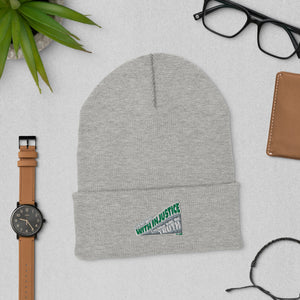 With An Injustice Cuffed Beanie - TBM