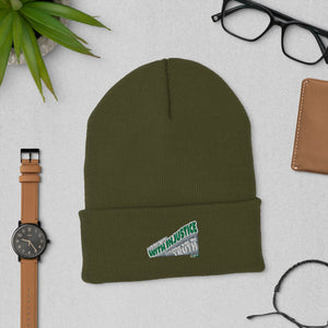 With An Injustice Cuffed Beanie - TBM