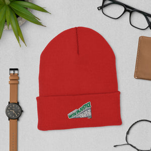 With An Injustice Cuffed Beanie - TBM