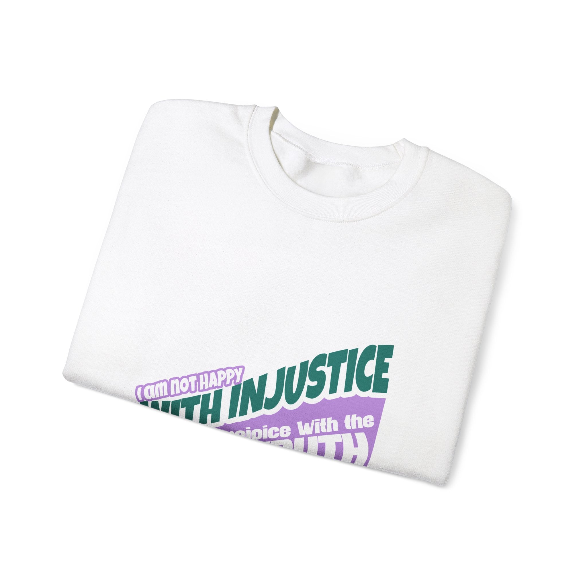 With Injustice Unisex Heavy Blend™ Crewneck Sweatshirt - TBM