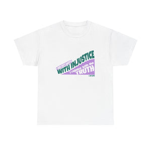 With injustice Unisex Heavy Cotton Tee - TBM