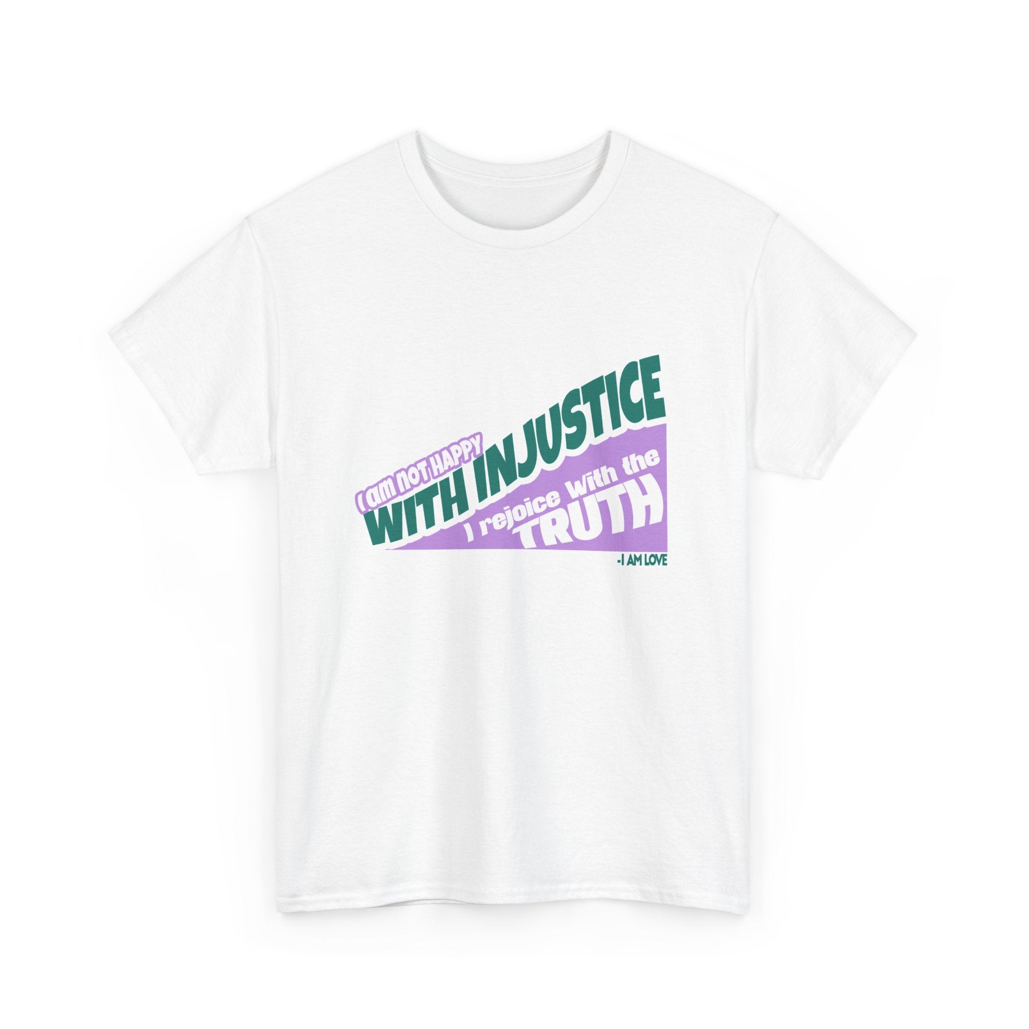 With injustice Unisex Heavy Cotton Tee - TBM