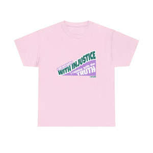 With injustice Unisex Heavy Cotton Tee - TBM
