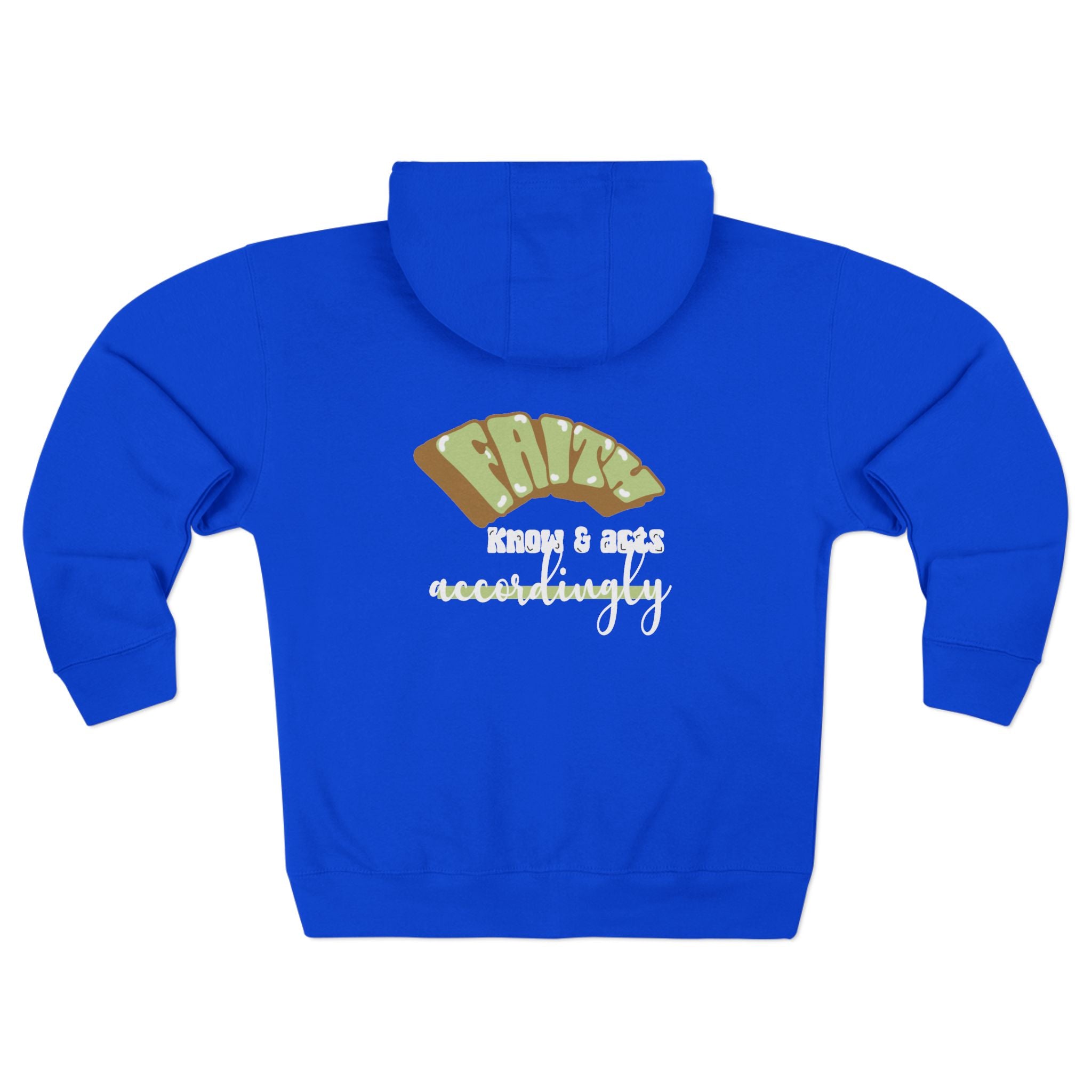 Zip Hoodie β 'Feminist and Proud' Retro Pie Graphic Zip Hoodie - TBM