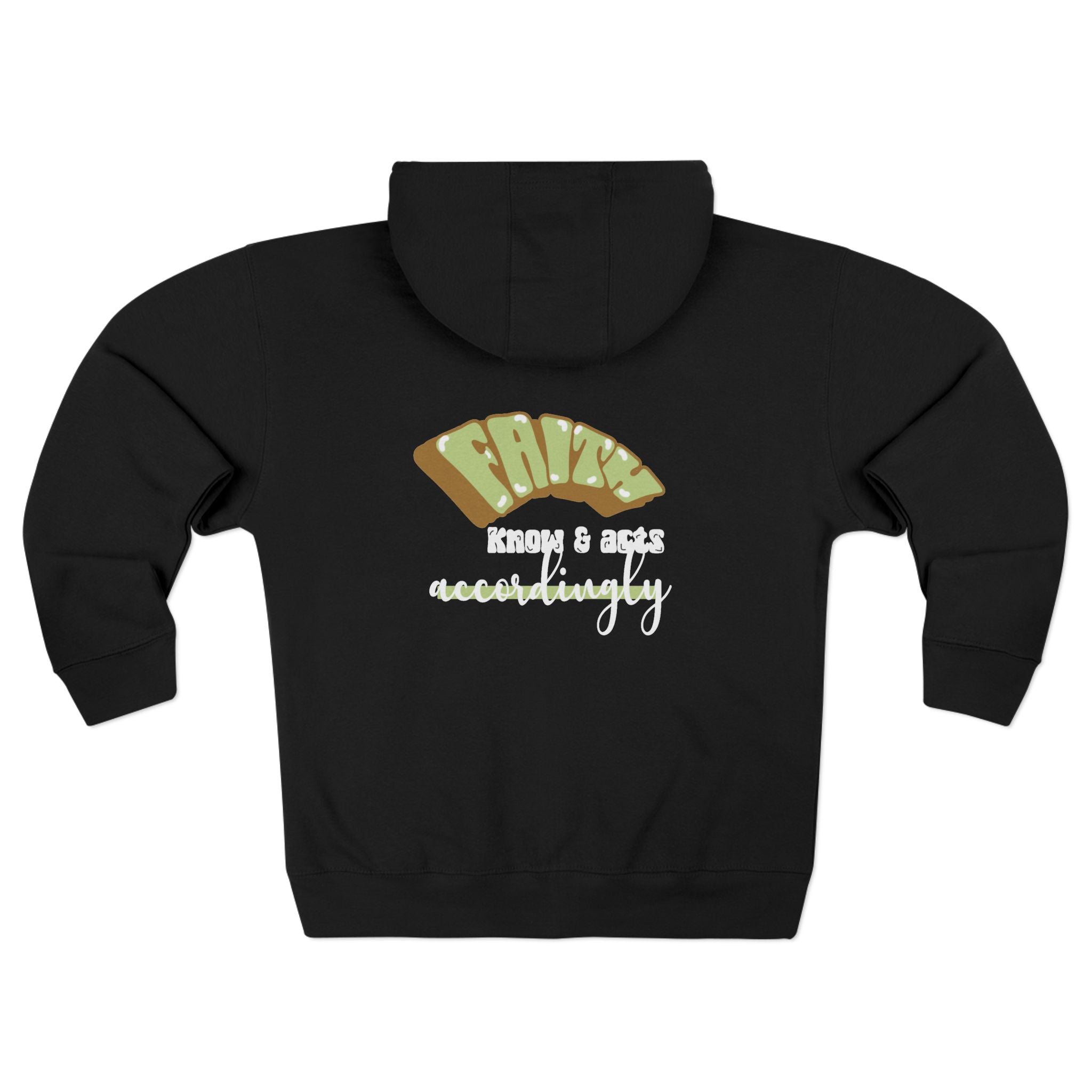 Zip Hoodie β 'Feminist and Proud' Retro Pie Graphic Zip Hoodie - TBM