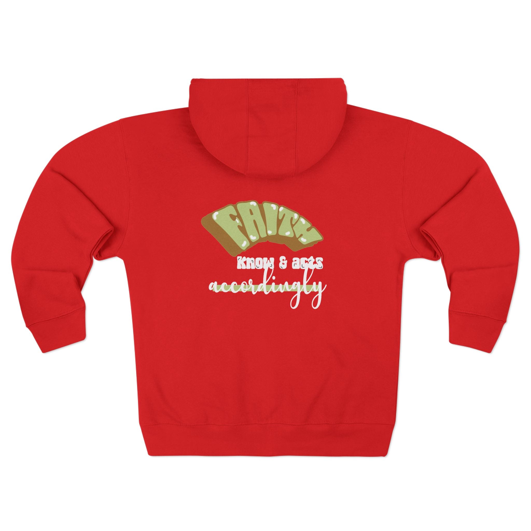 Zip Hoodie β 'Feminist and Proud' Retro Pie Graphic Zip Hoodie - TBM