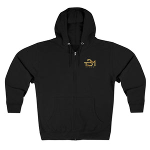 Zip Hoodie - I Keep No Record of Wrong Done to Me Retro Graphic - TBM