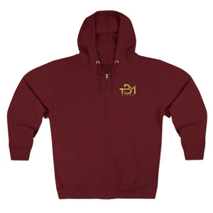 Zip Hoodie - I Keep No Record of Wrong Done to Me Retro Graphic - TBM