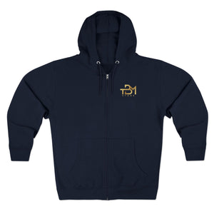 Zip Hoodie - I Keep No Record of Wrong Done to Me Retro Graphic - TBM